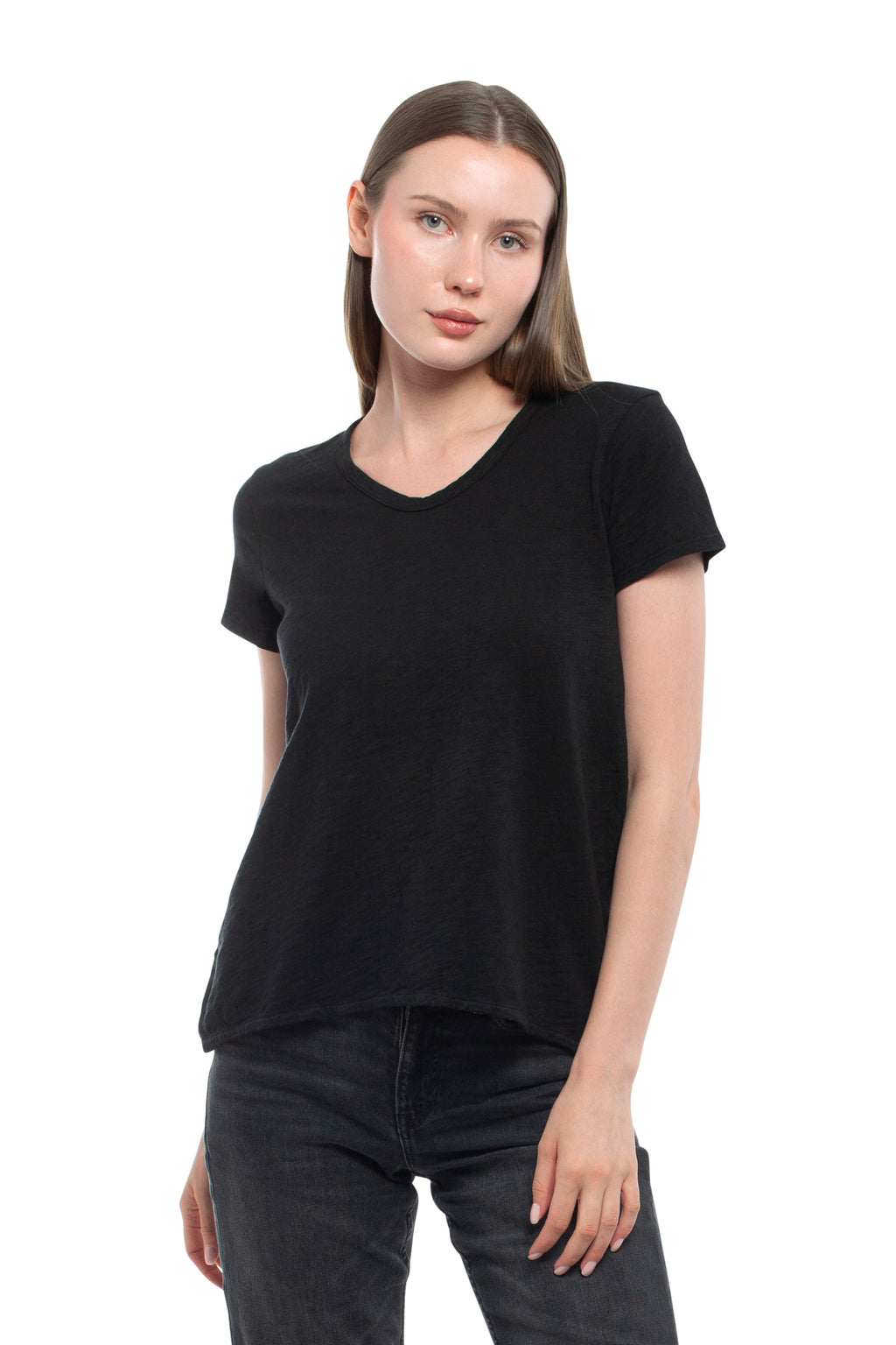 Crew Short Sleeve Shrunken Boyfriend