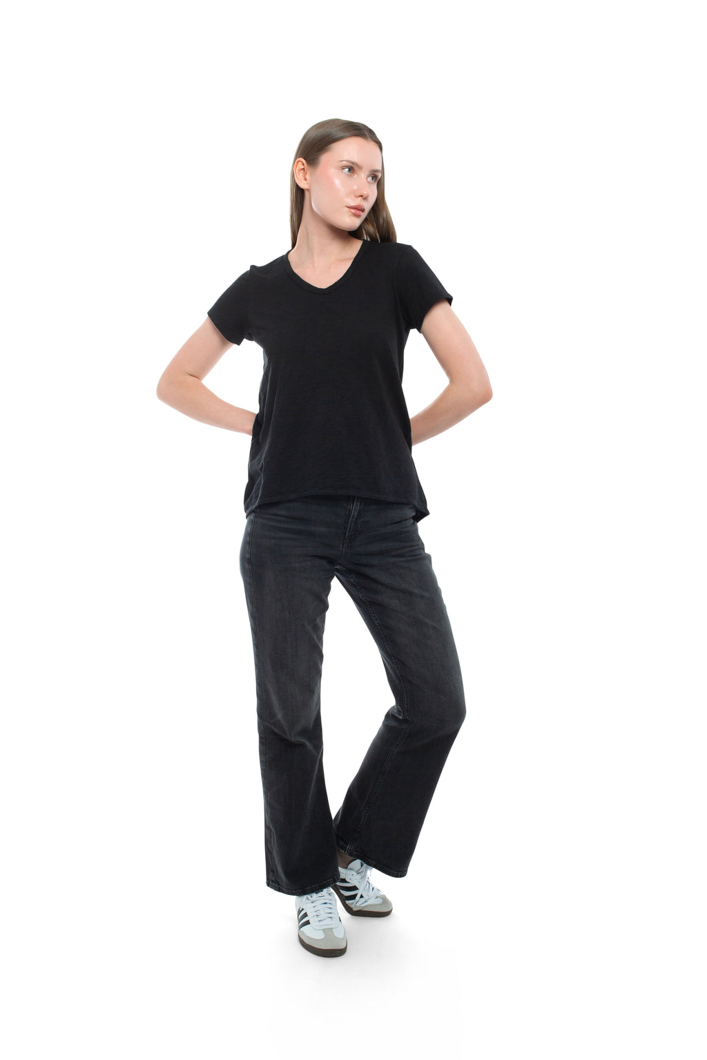 Crew Short Sleeve Shrunken Boyfriend