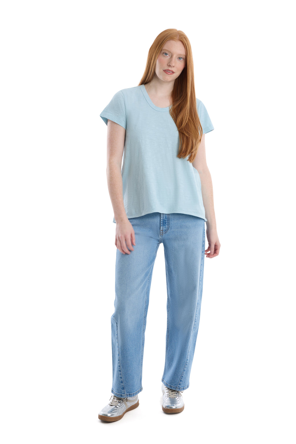 Crew Short Sleeve Shrunken Boyfriend