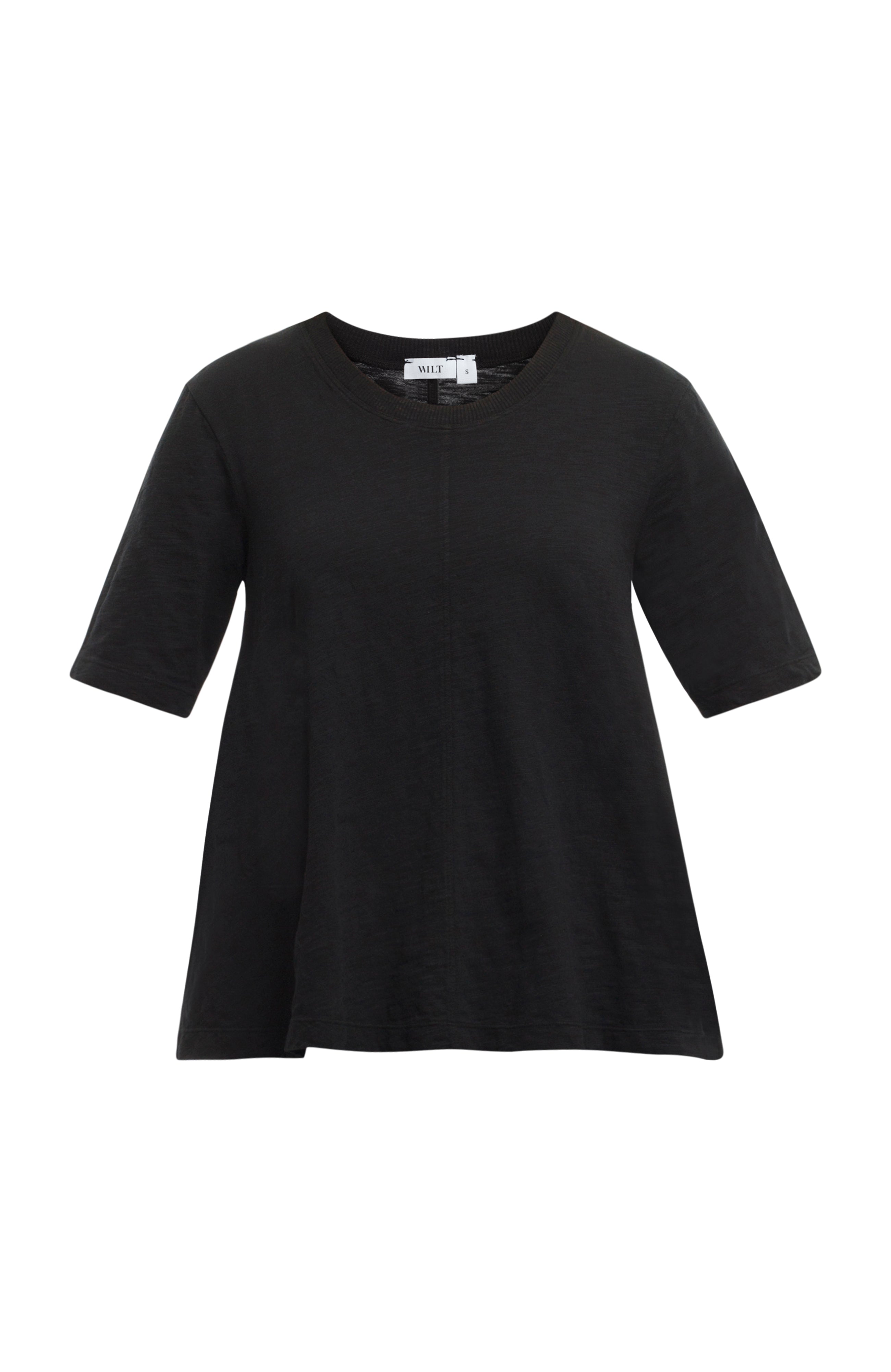 Elbow Sleeve Trapeze Top