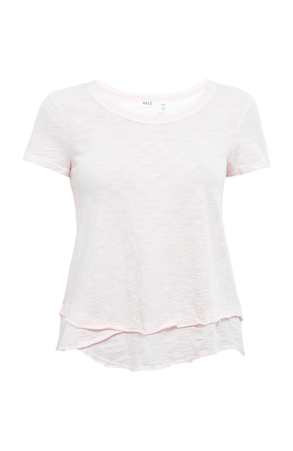 Short Sleeve Mock Layer Tee