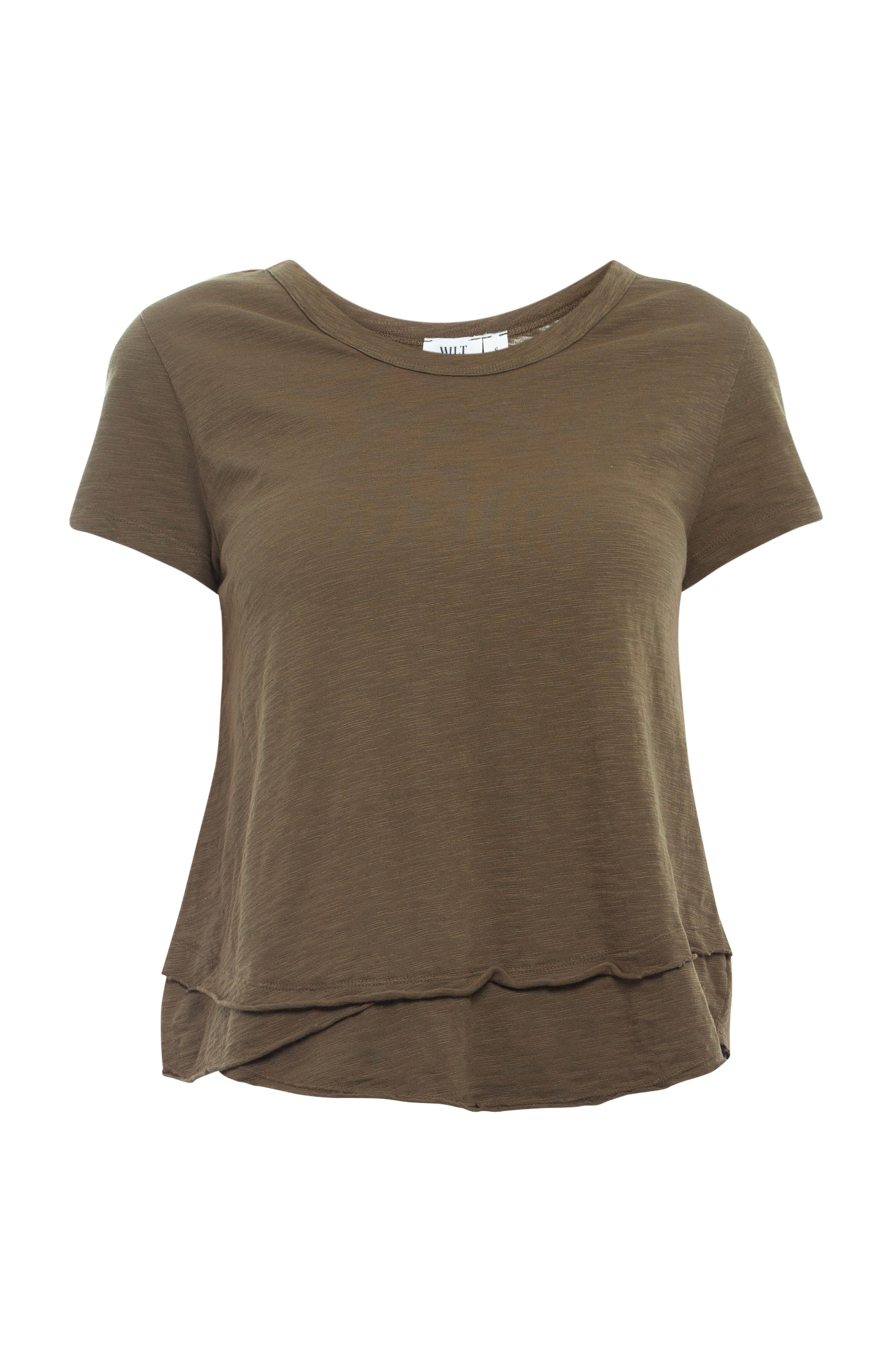 Short Sleeve Mock Layer Tee