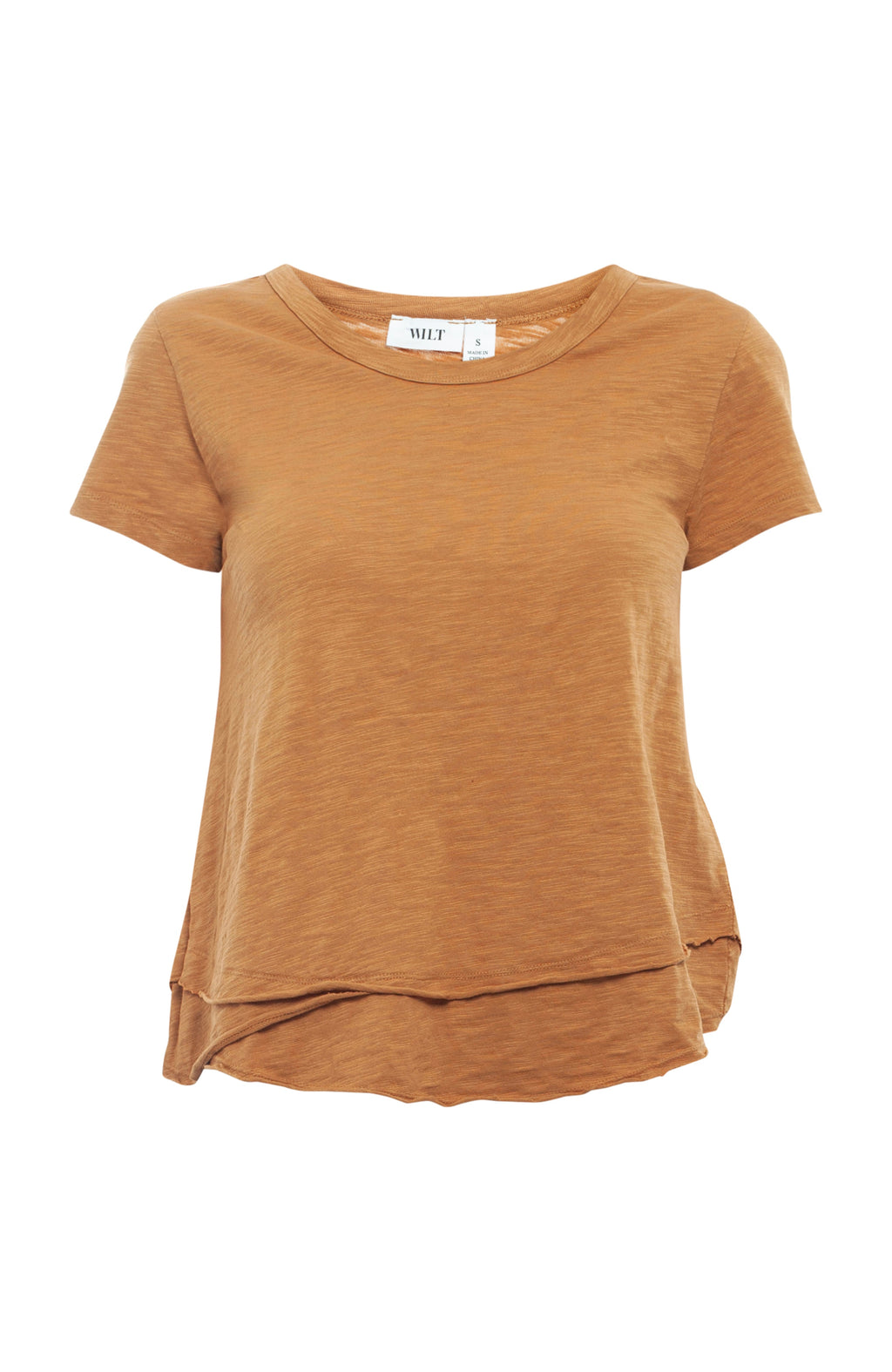 Short Sleeve Mock Layer Tee