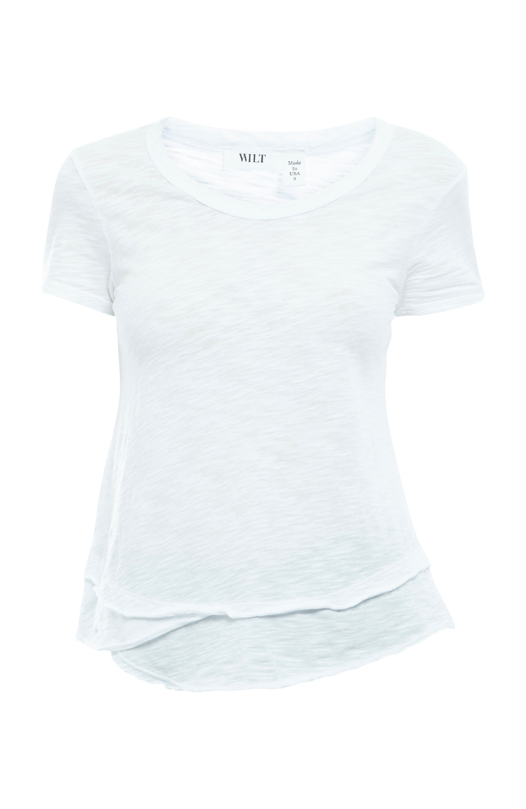 Short Sleeve Mock Layer Tee