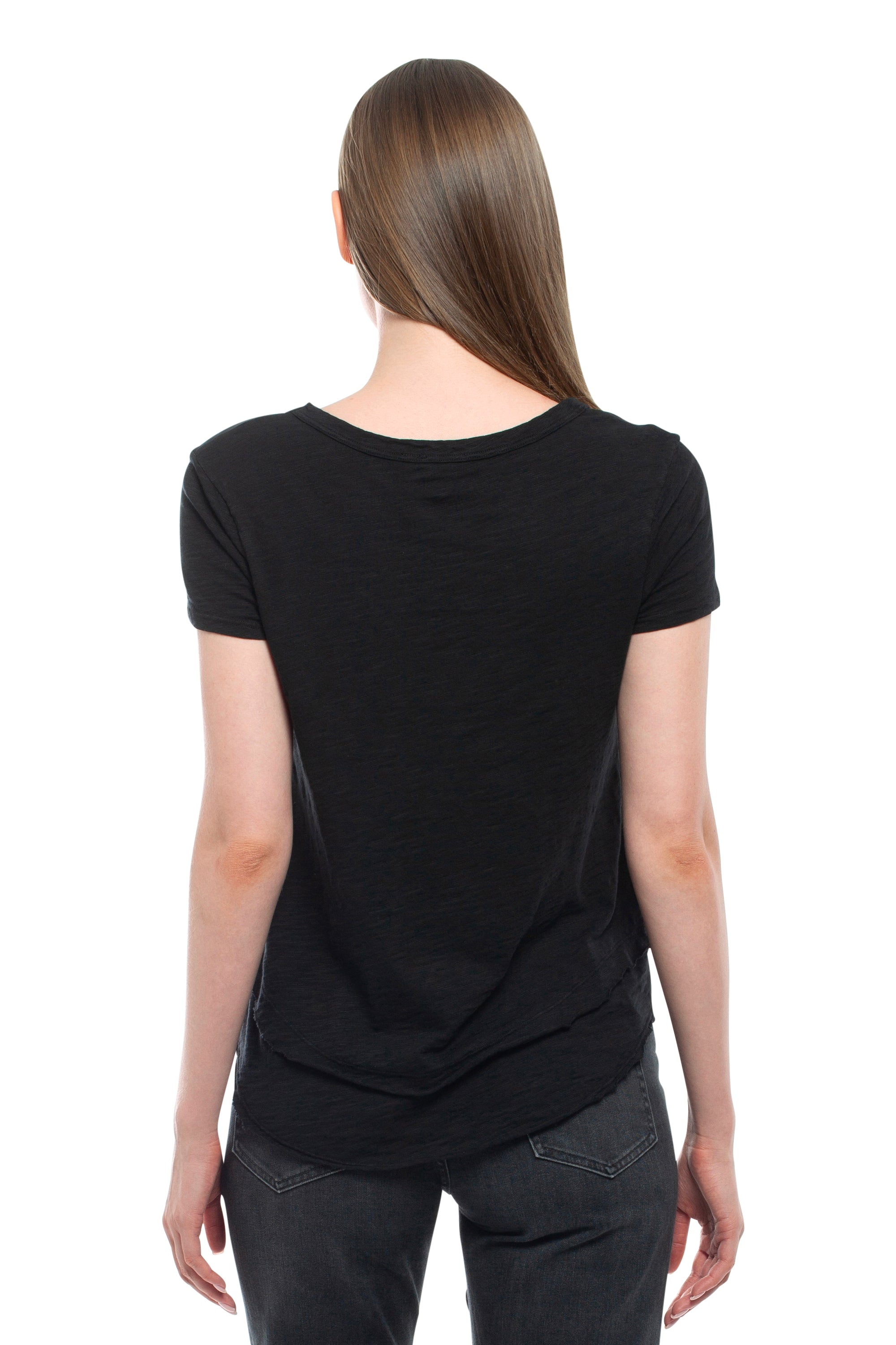 Short Sleeve Mock Layer Tee