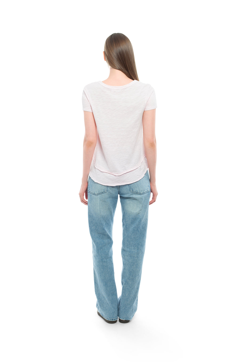 Short Sleeve Mock Layer Tee