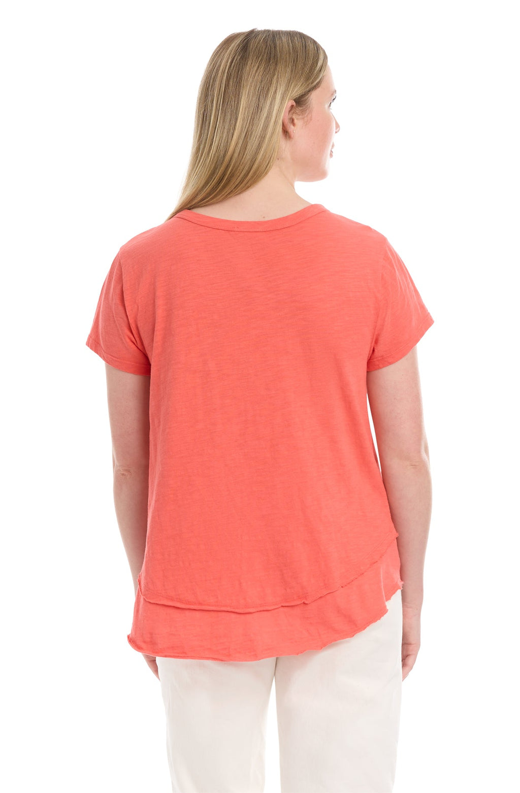 Short Sleeve Mock Layer Tee
