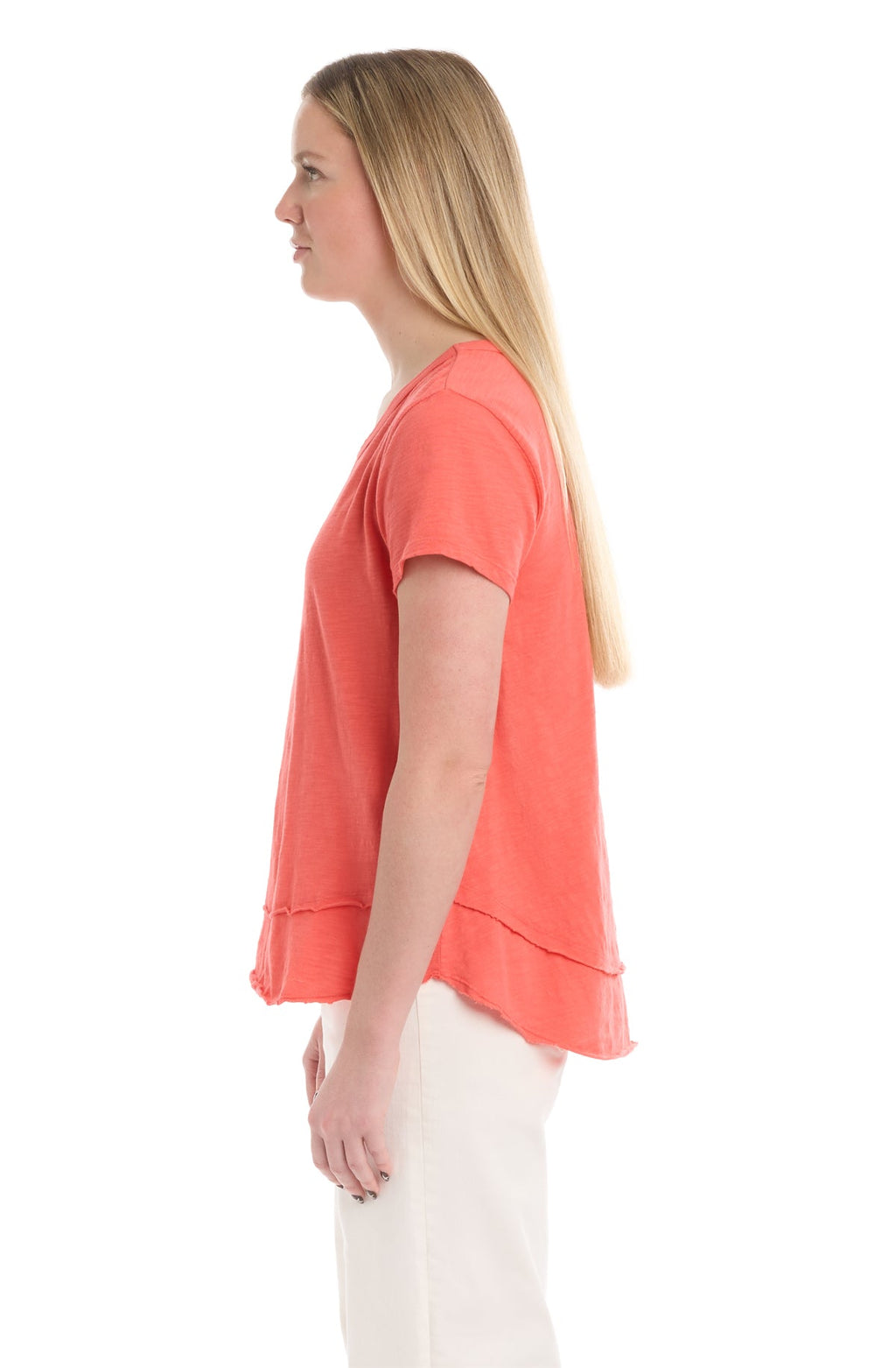 Short Sleeve Mock Layer Tee