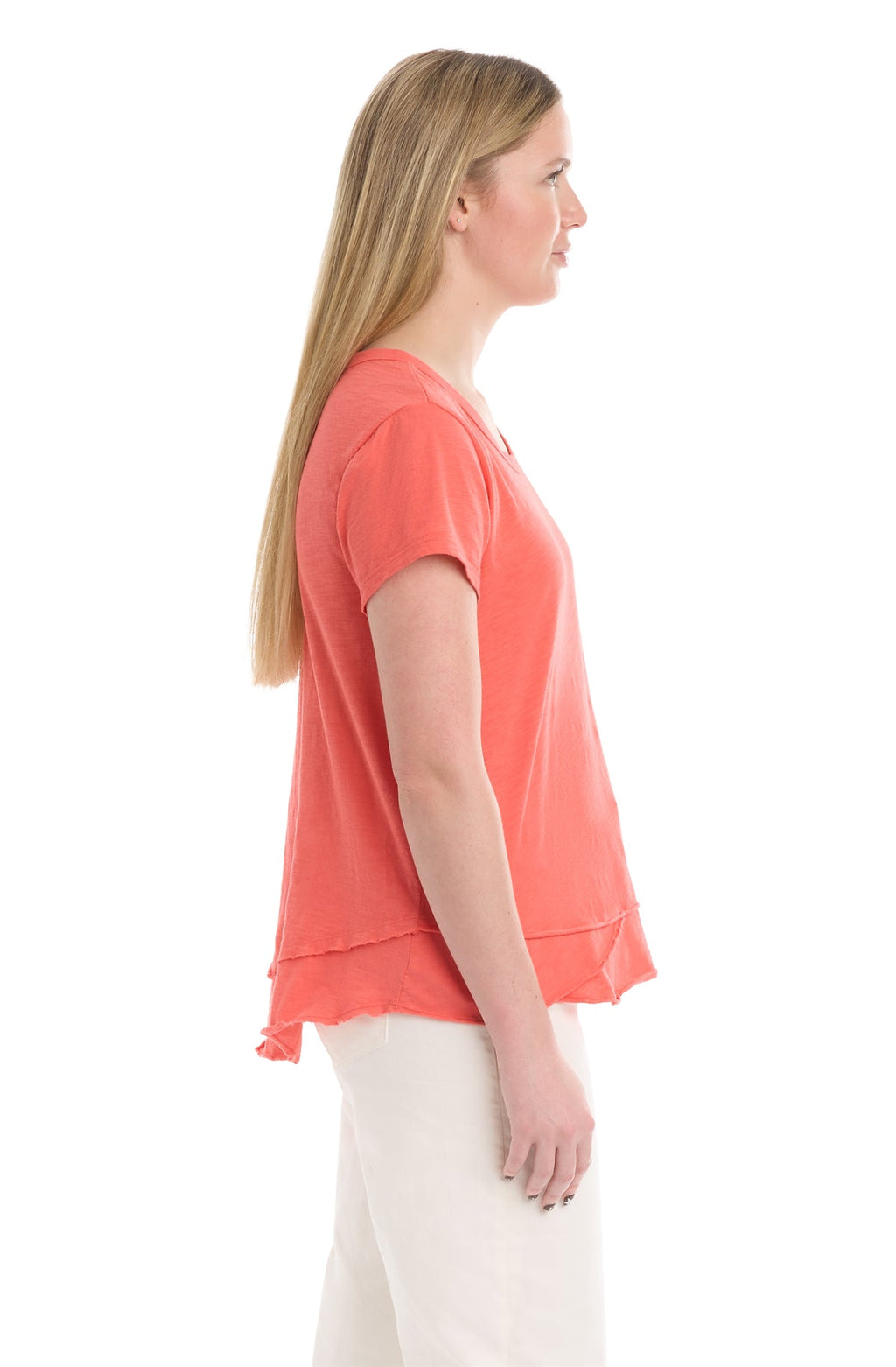 Short Sleeve Mock Layer Tee
