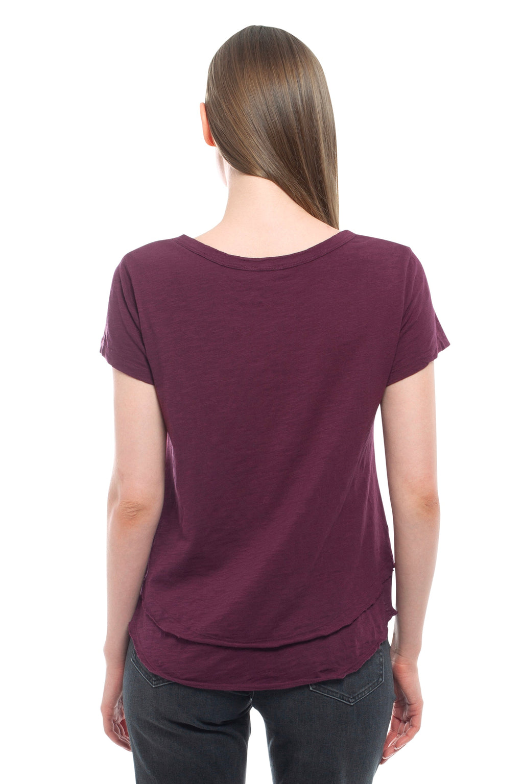 Short Sleeve Mock Layer Tee