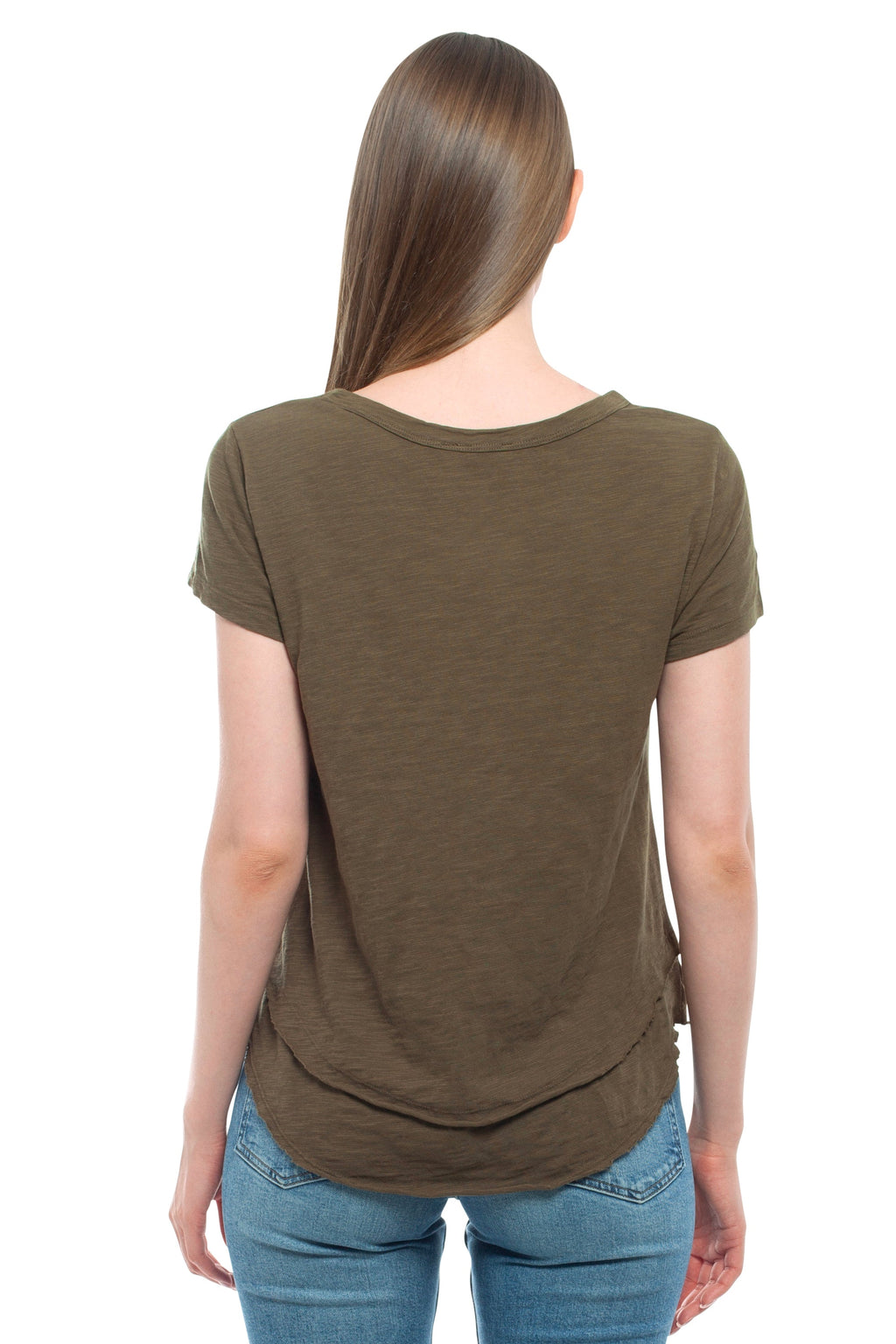 Short Sleeve Mock Layer Tee