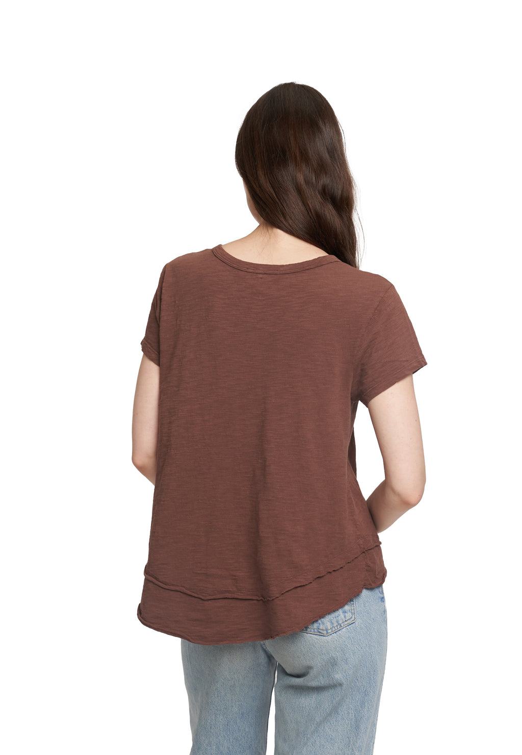 Short Sleeve Mock Layer Tee