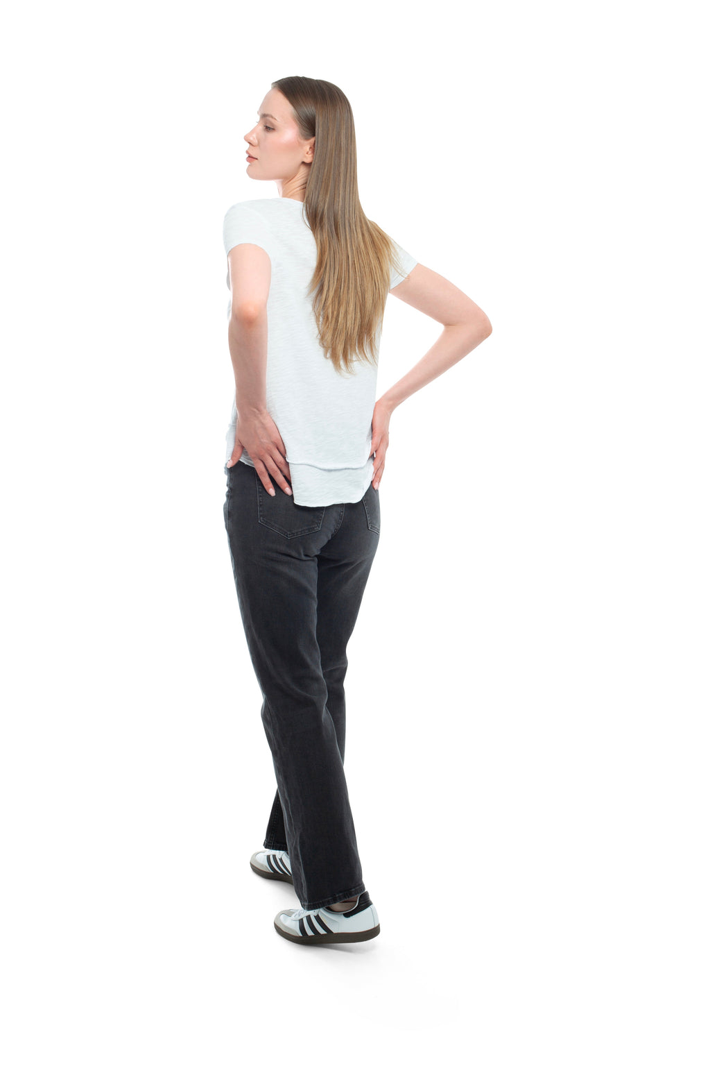 Short Sleeve Mock Layer Tee