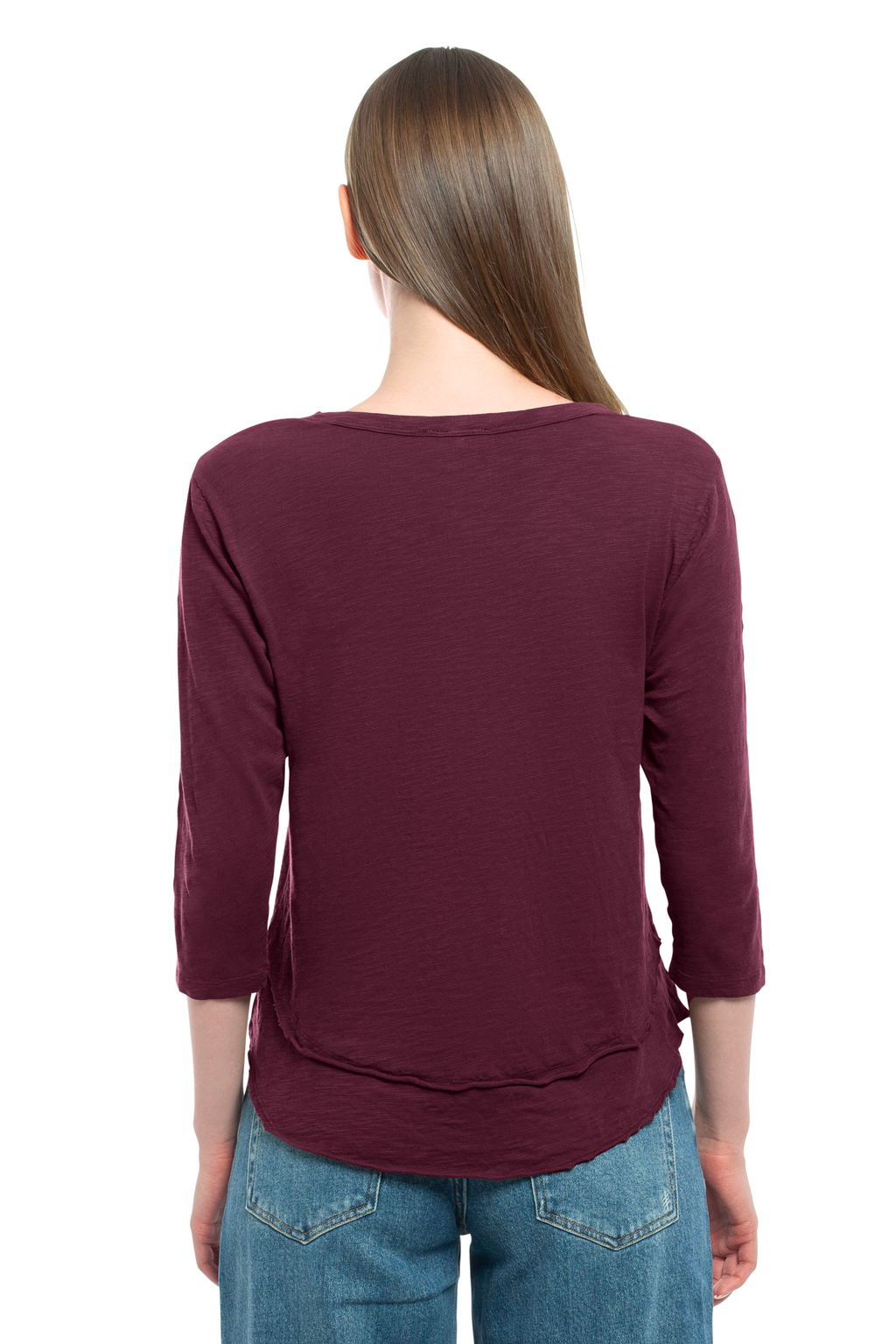 3/4 Sleeve Mock Layer