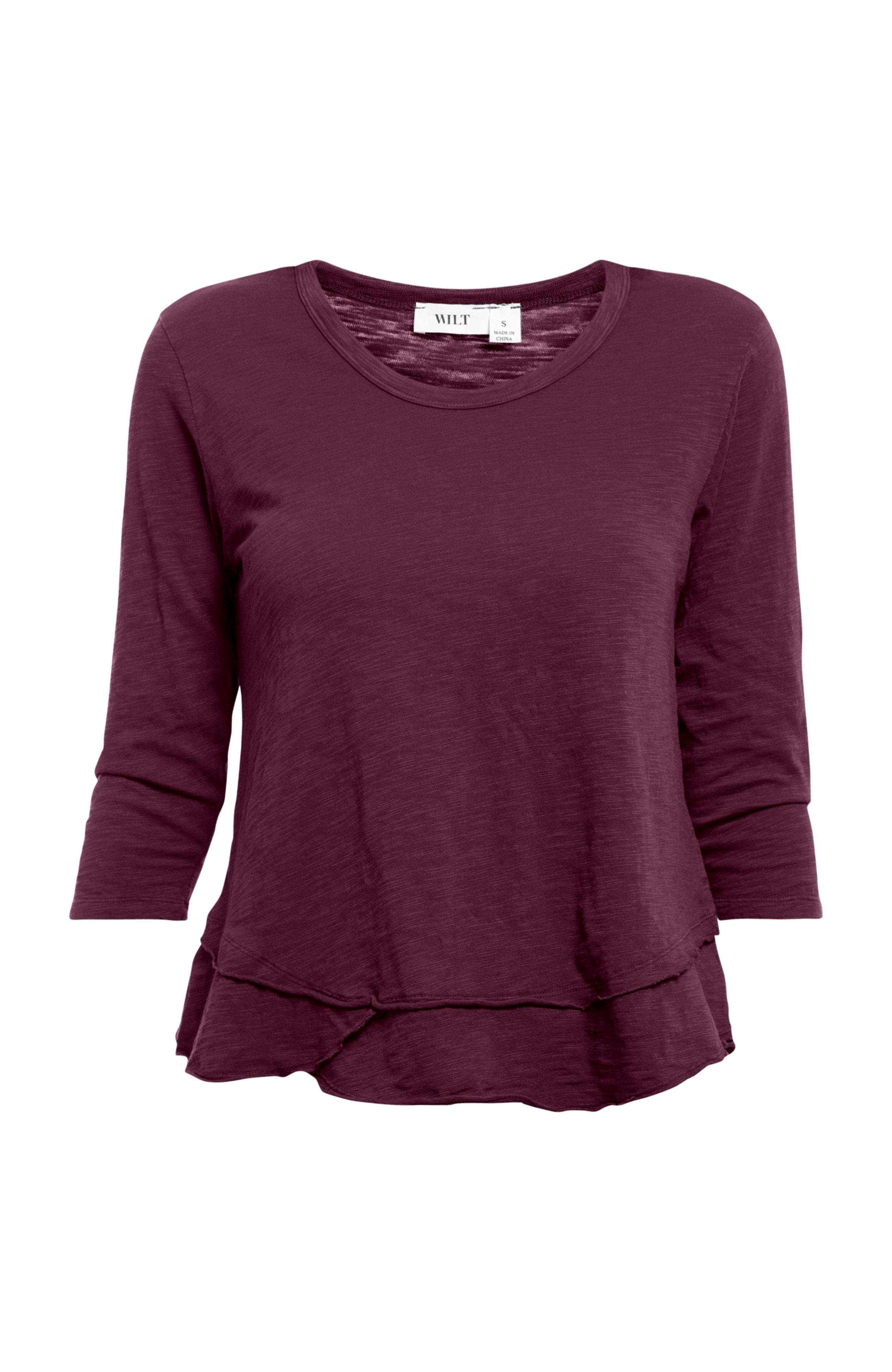 3/4 Sleeve Mock Layer