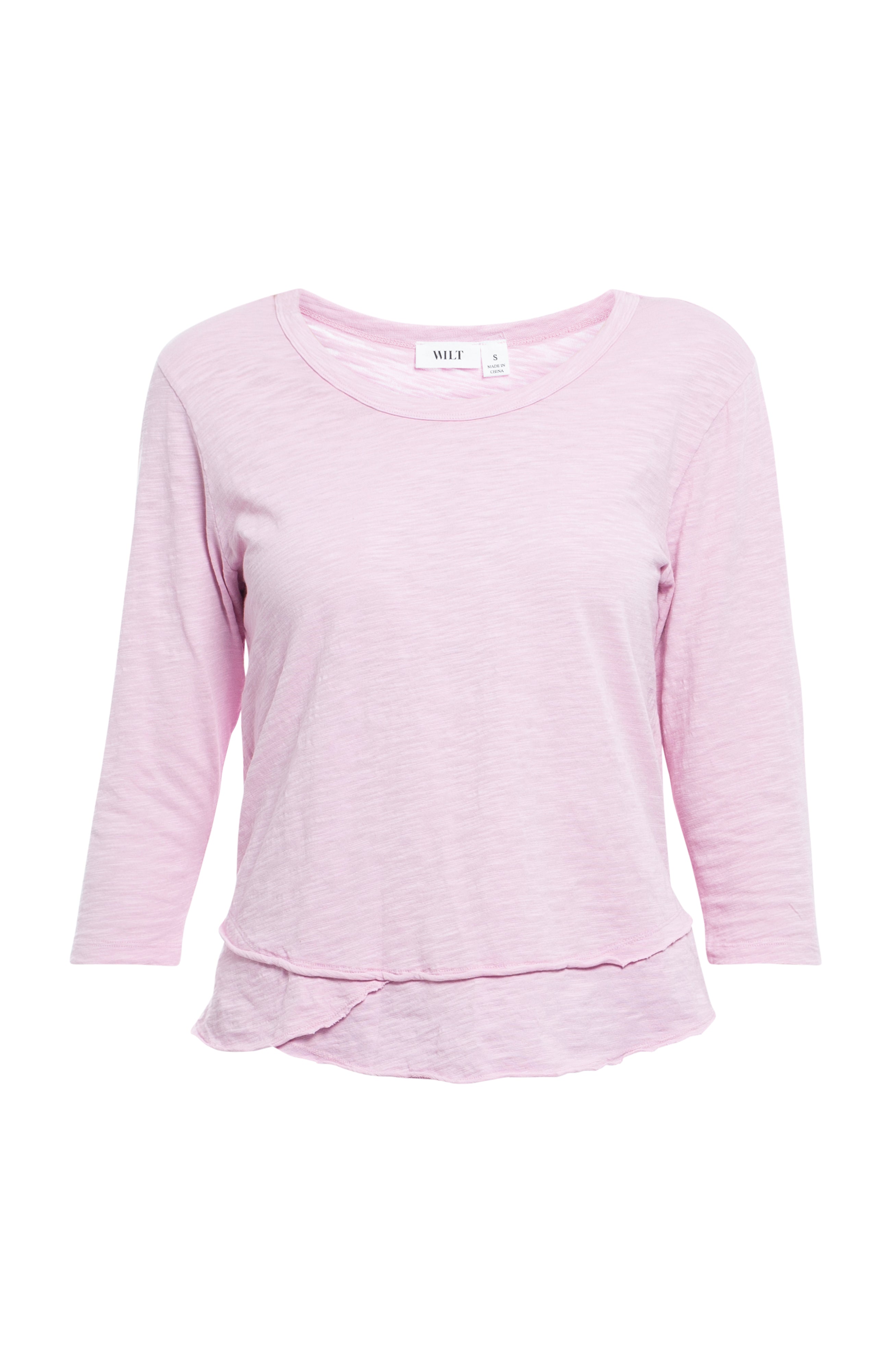 3/4 Sleeve Mock Layer