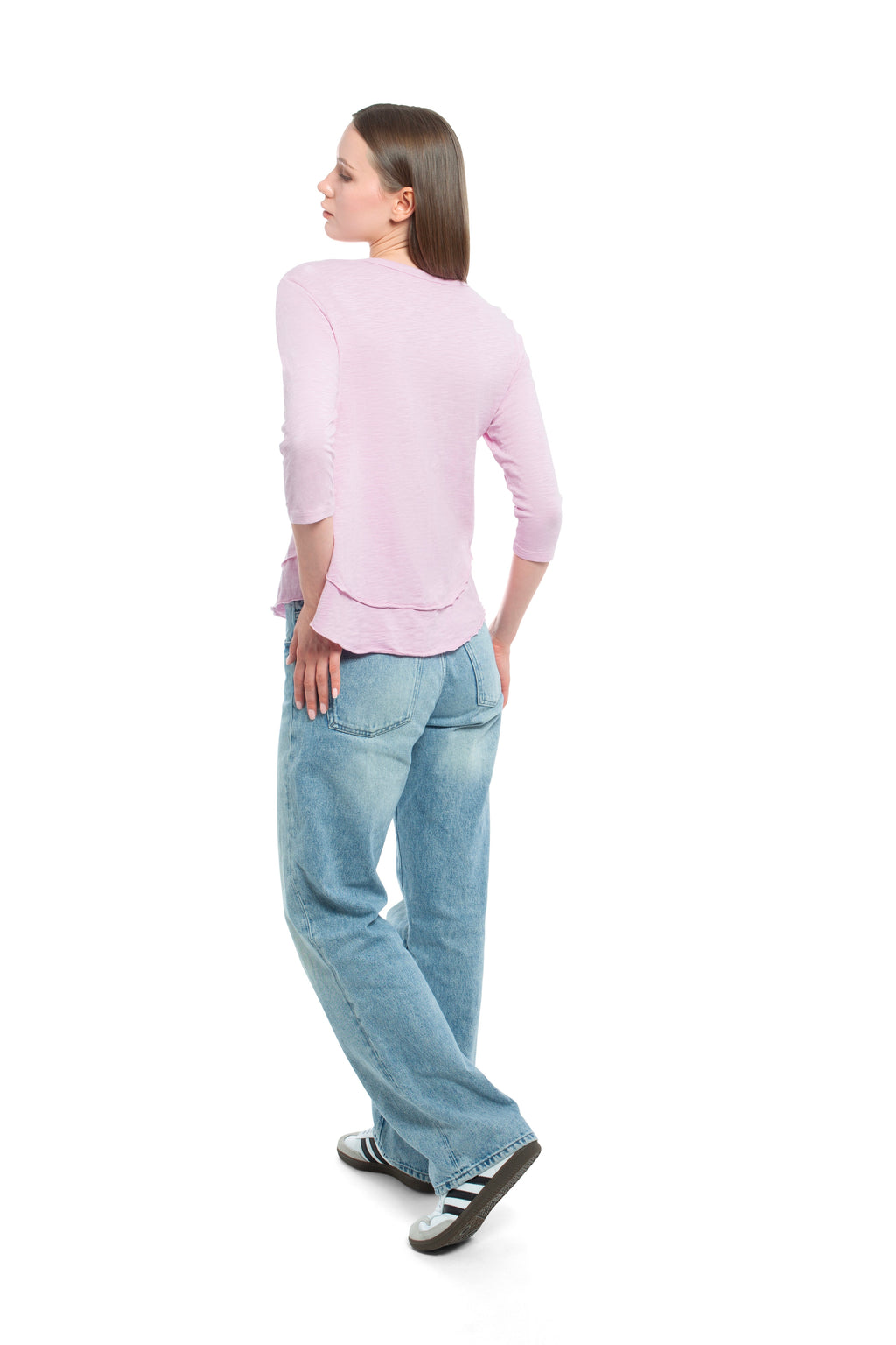 3/4 Sleeve Mock Layer