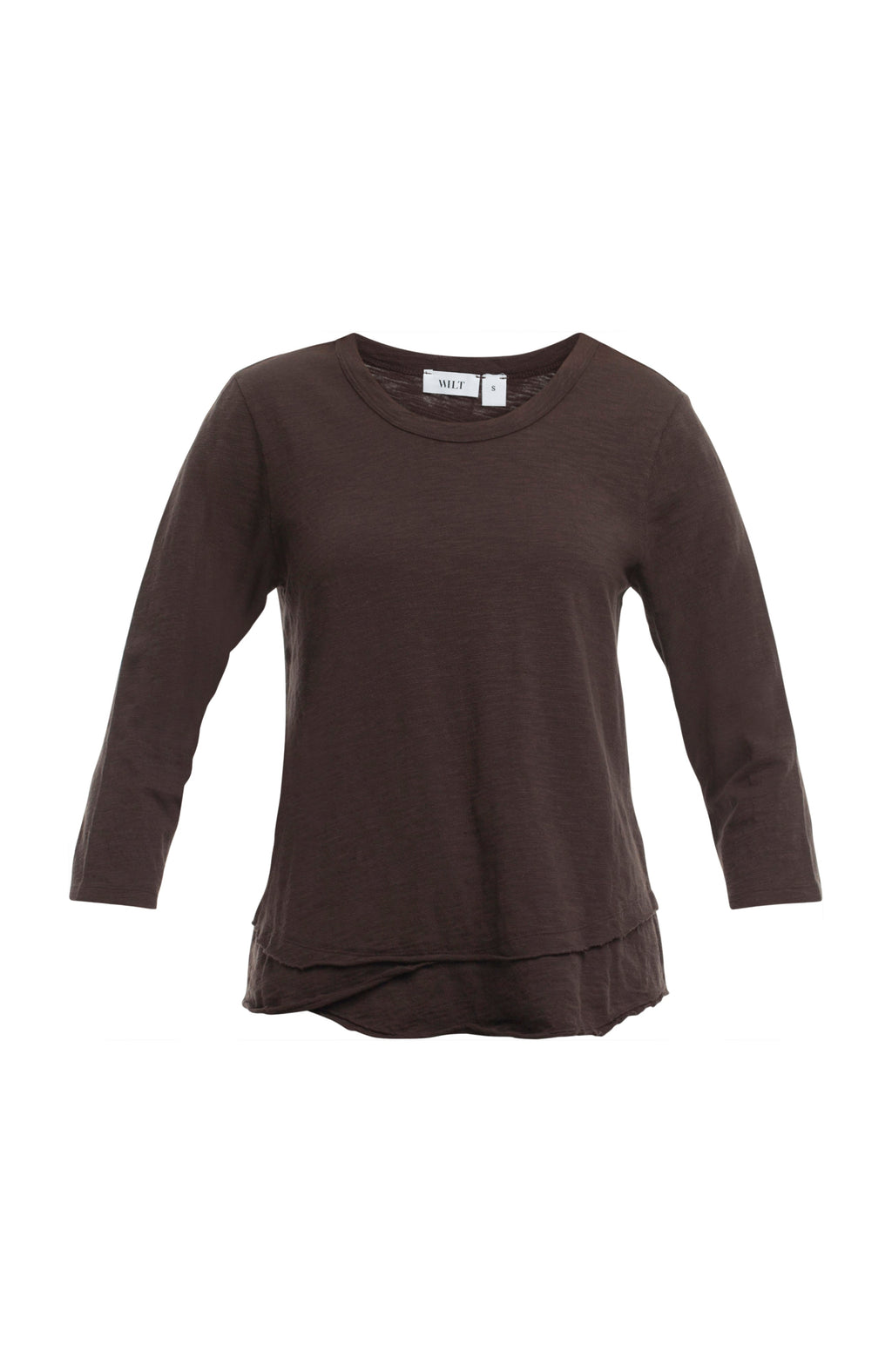 3/4 Sleeve Mock Layer