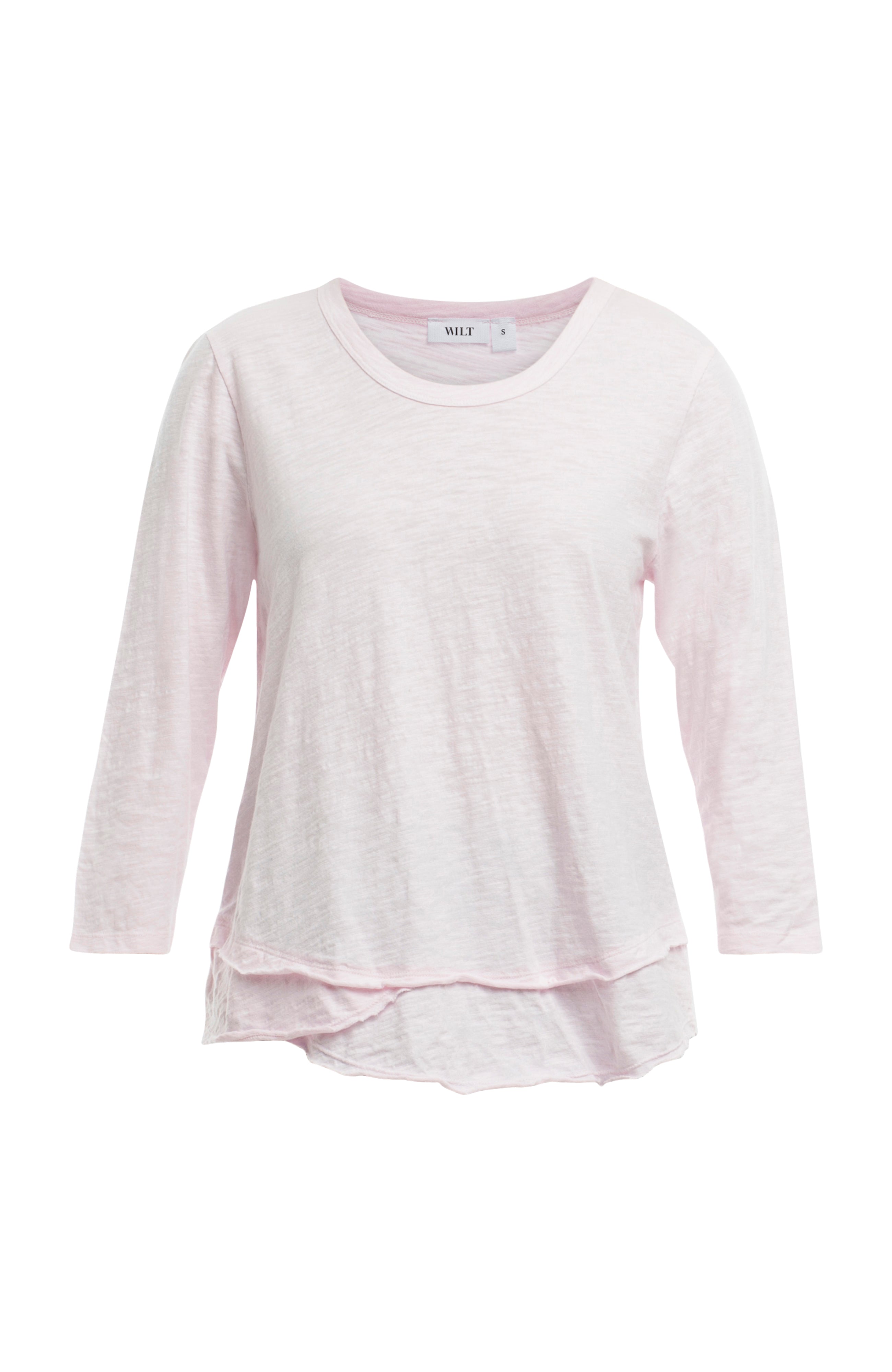 3/4 Sleeve Mock Layer
