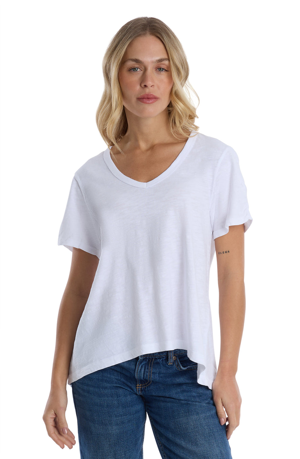 Sexy deep v-neck ruched sleeve