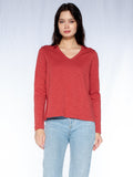 V-Neck Long Sleeve Baby Baby Fit Tee