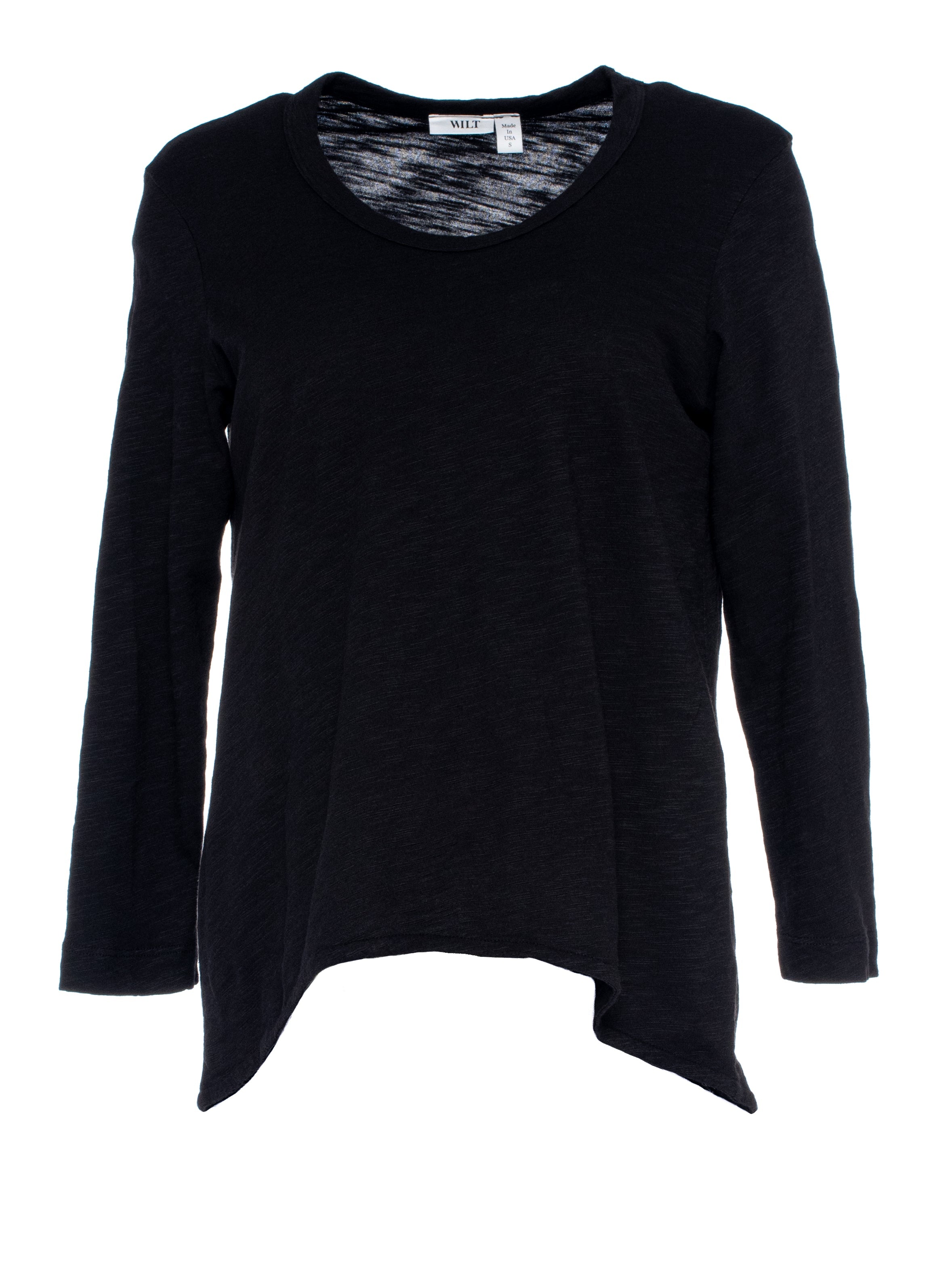Scoopy Neck 3/4 Sleeve Boyfriend Tee