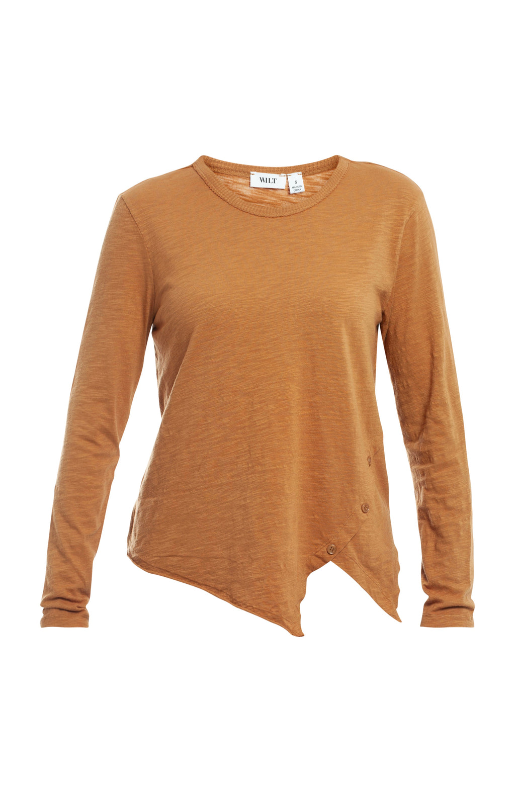 Long Sleeve with Asymmetrical Hem