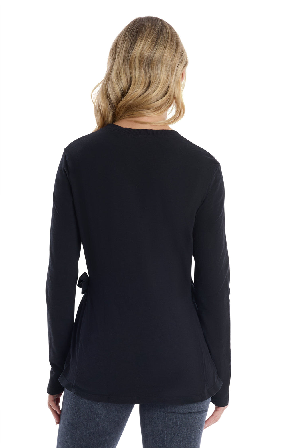 Mixed Media Double Layer Long Sleeve