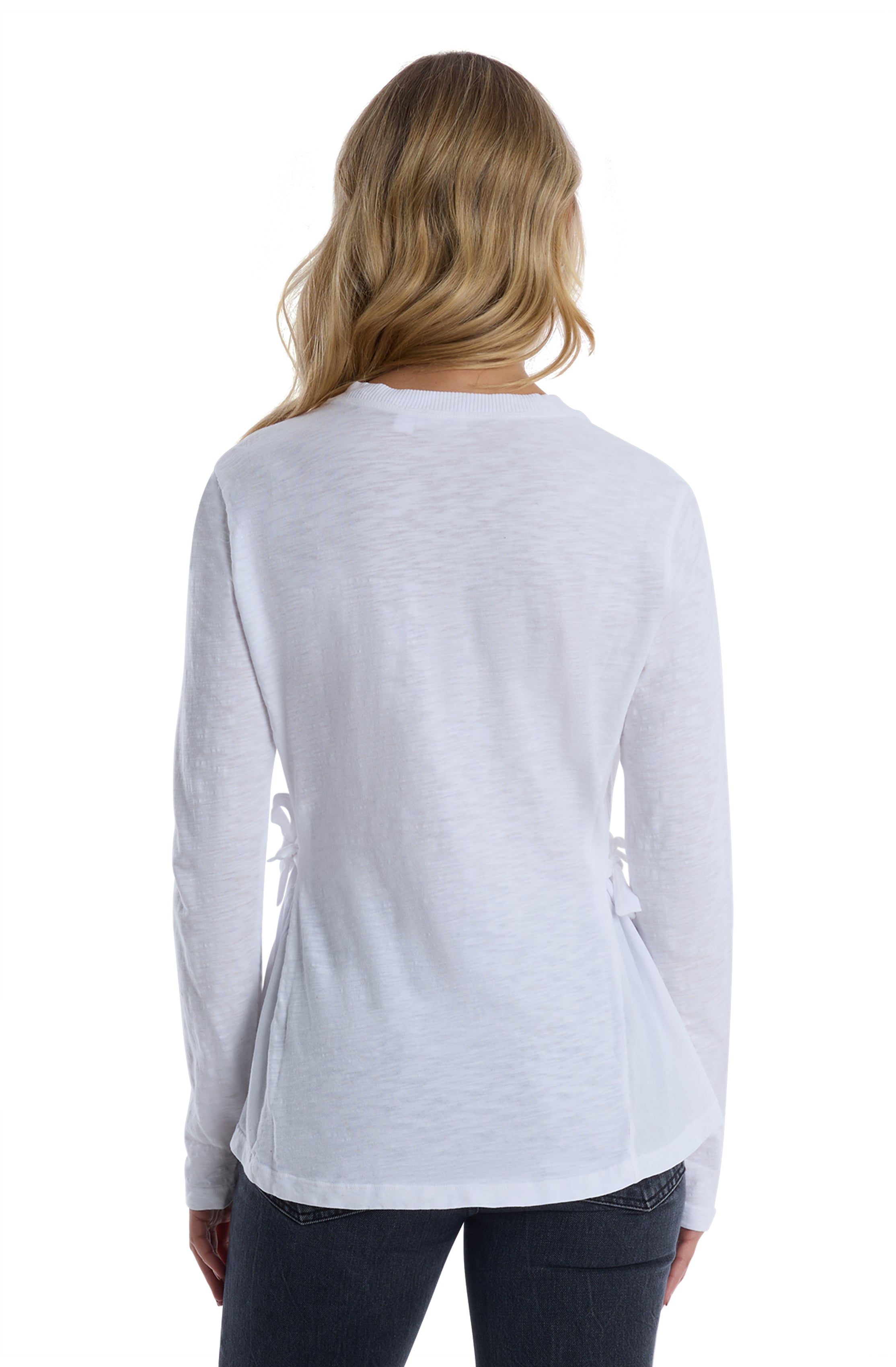 Mixed Media Double Layer Long Sleeve