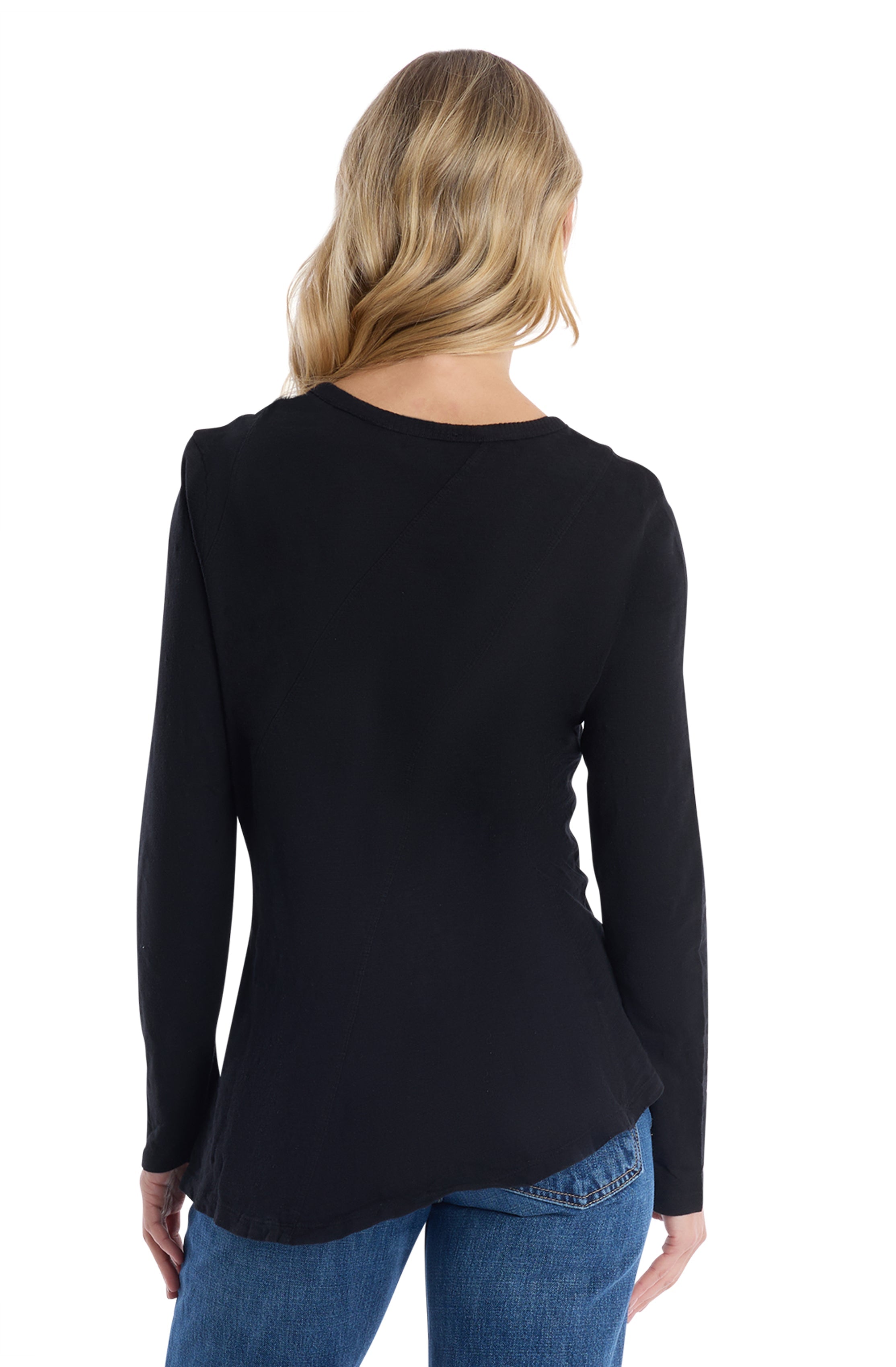 Round Neck Long Sleeve Tee