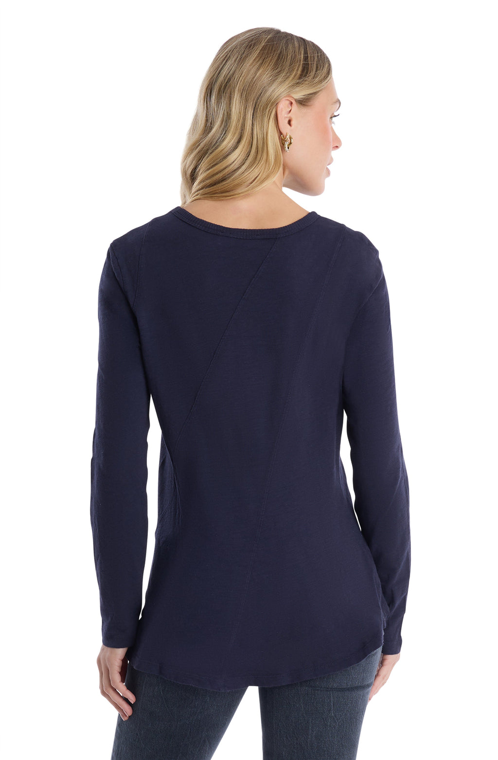 Round Neck Long Sleeve Tee