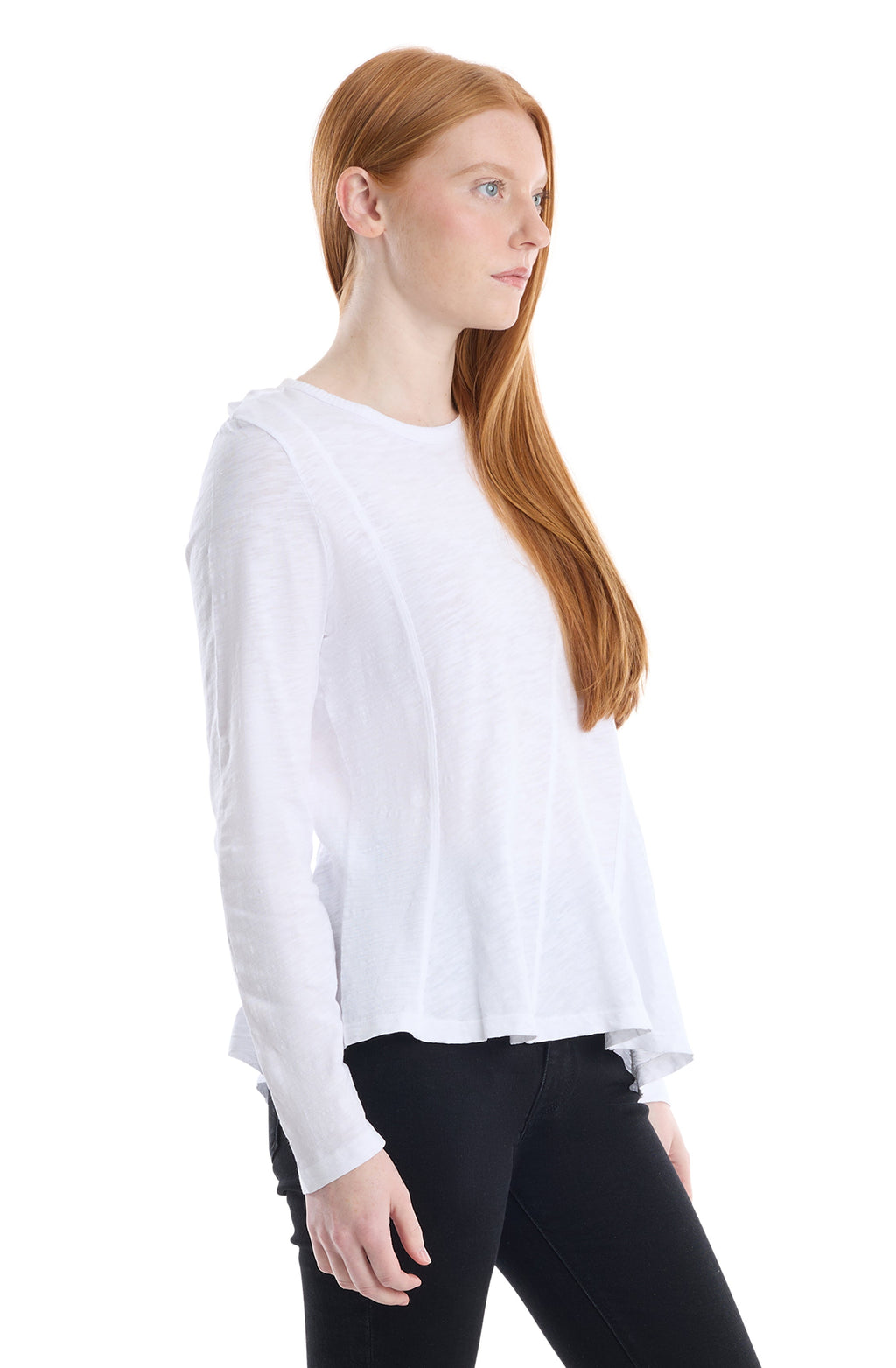 Round Neck Long Sleeve Tee