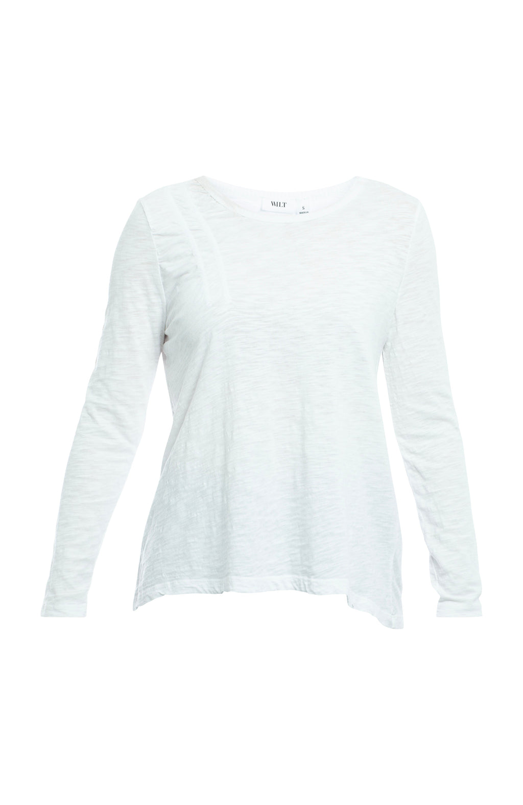 Wide Neck Long Sleeve Tee