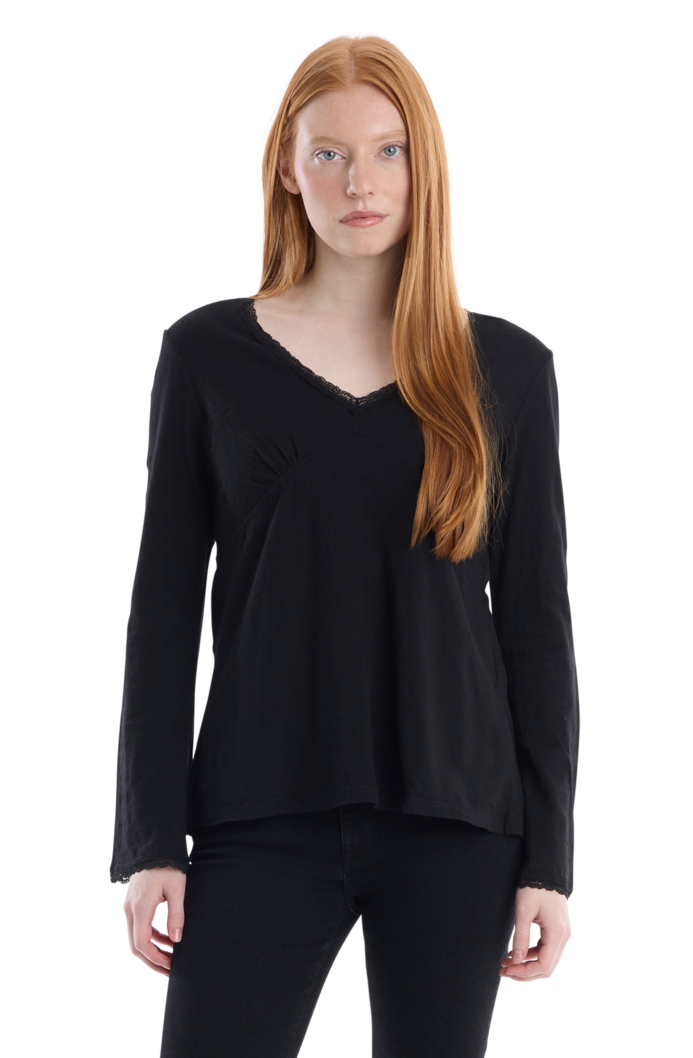 V-Neck Long Sleeve Empire