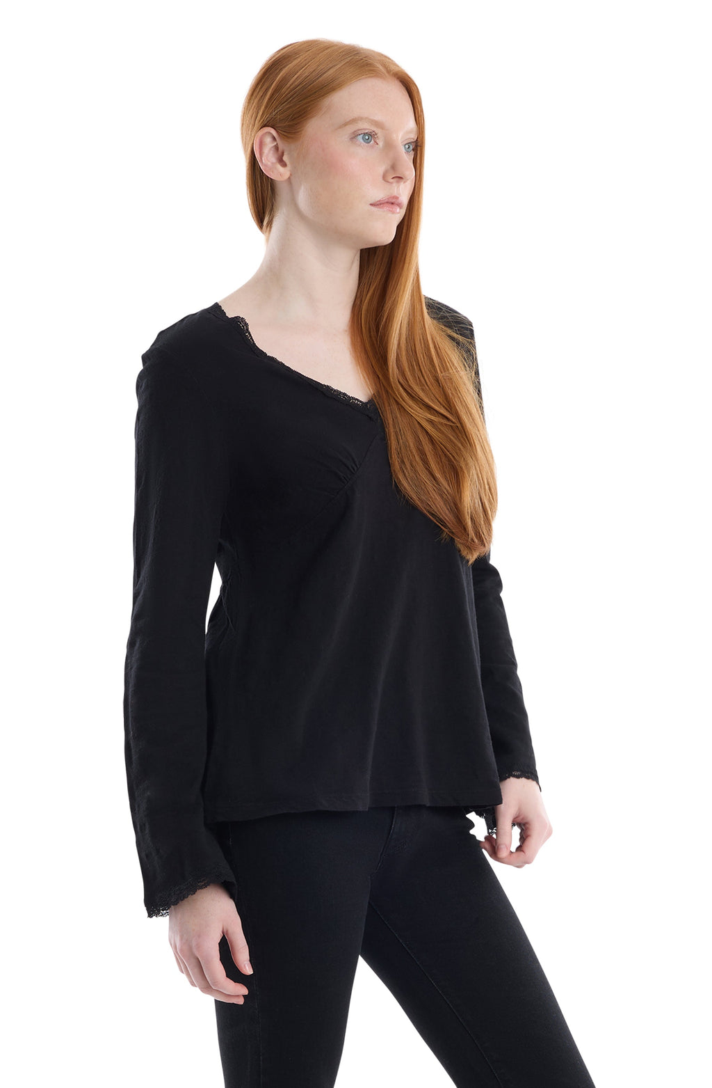 V-Neck Long Sleeve Empire