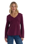 V-Neck Long Sleeve Empire