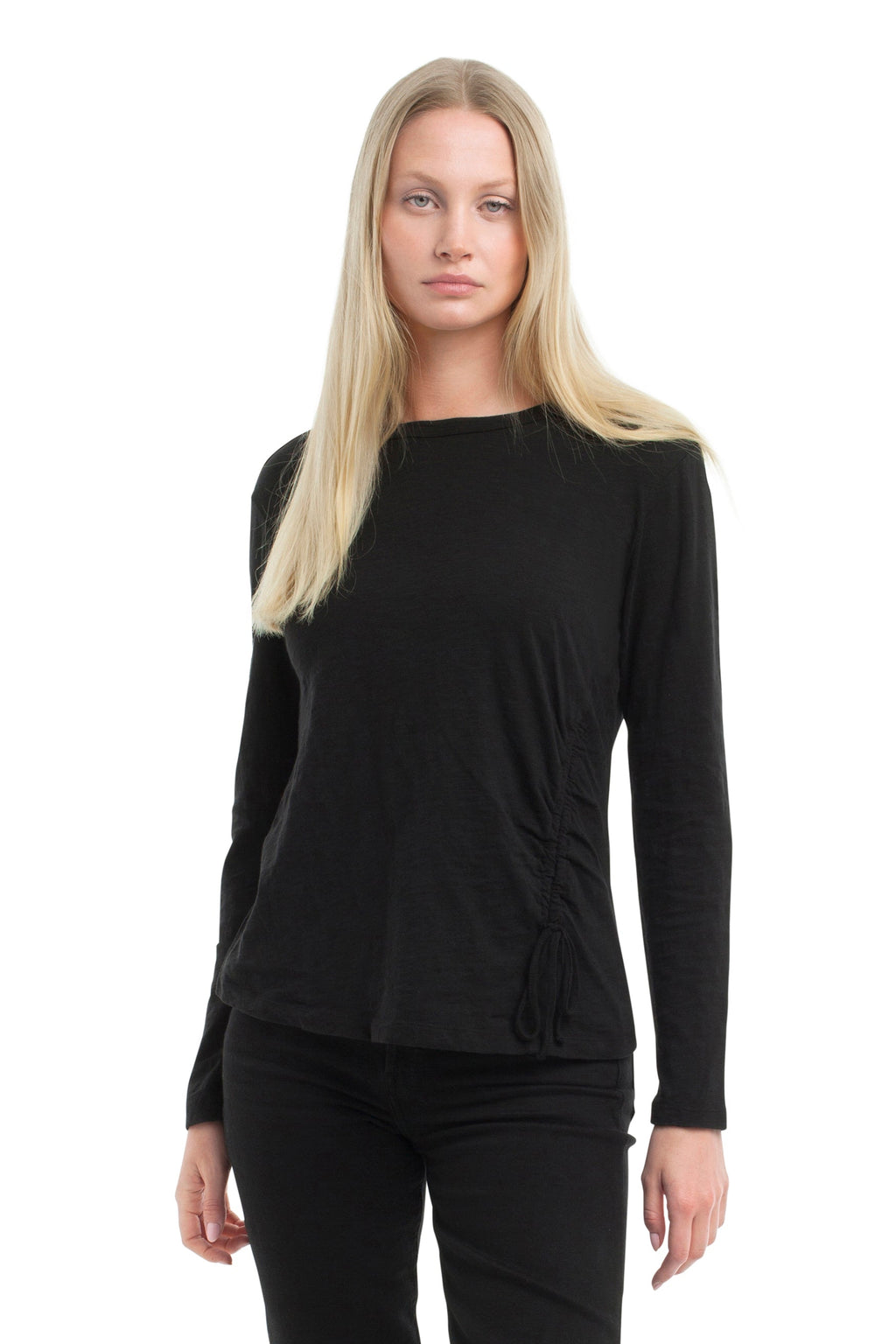 Long Sleeve Ruched Side