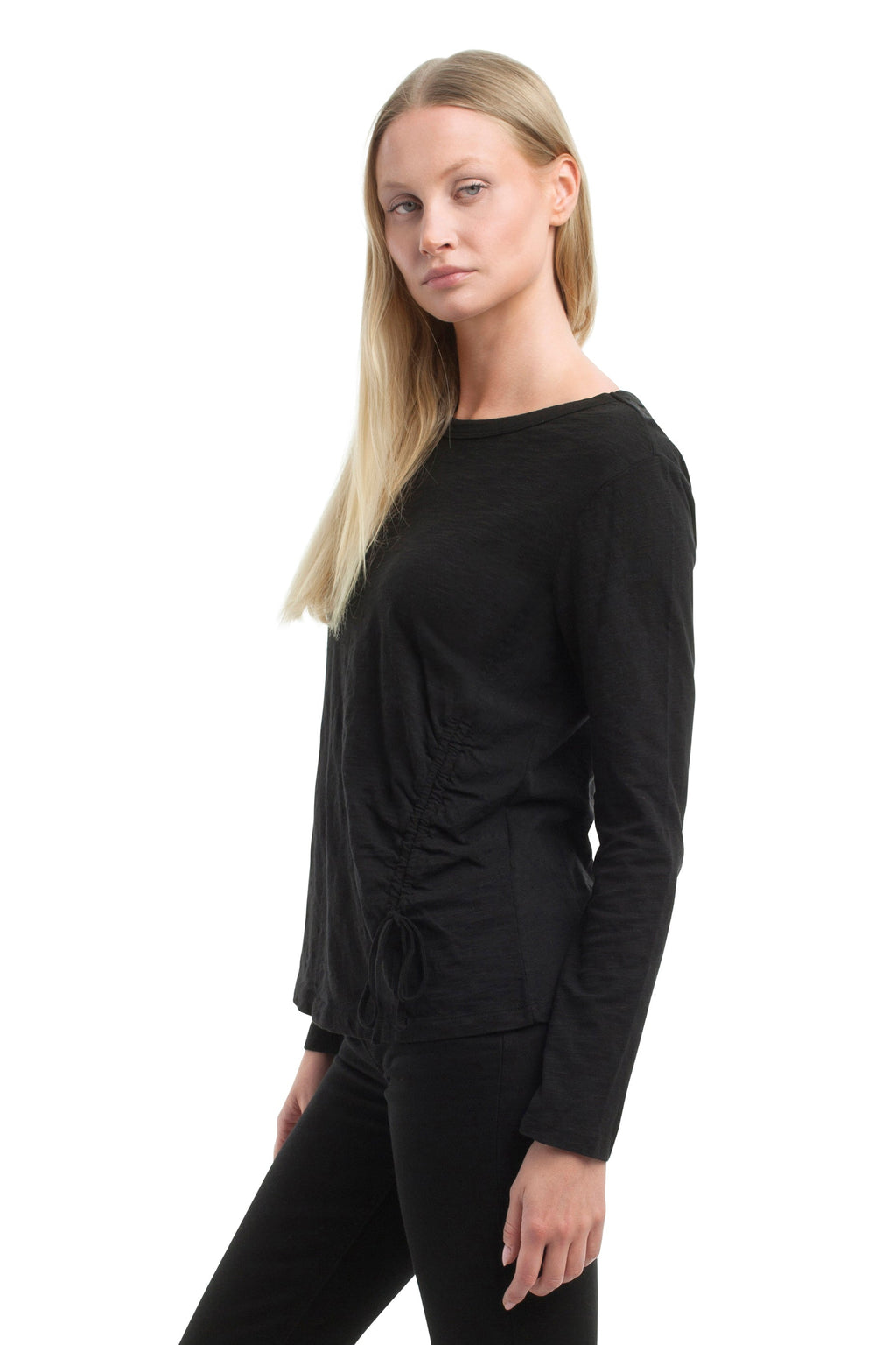 Long Sleeve Ruched Side