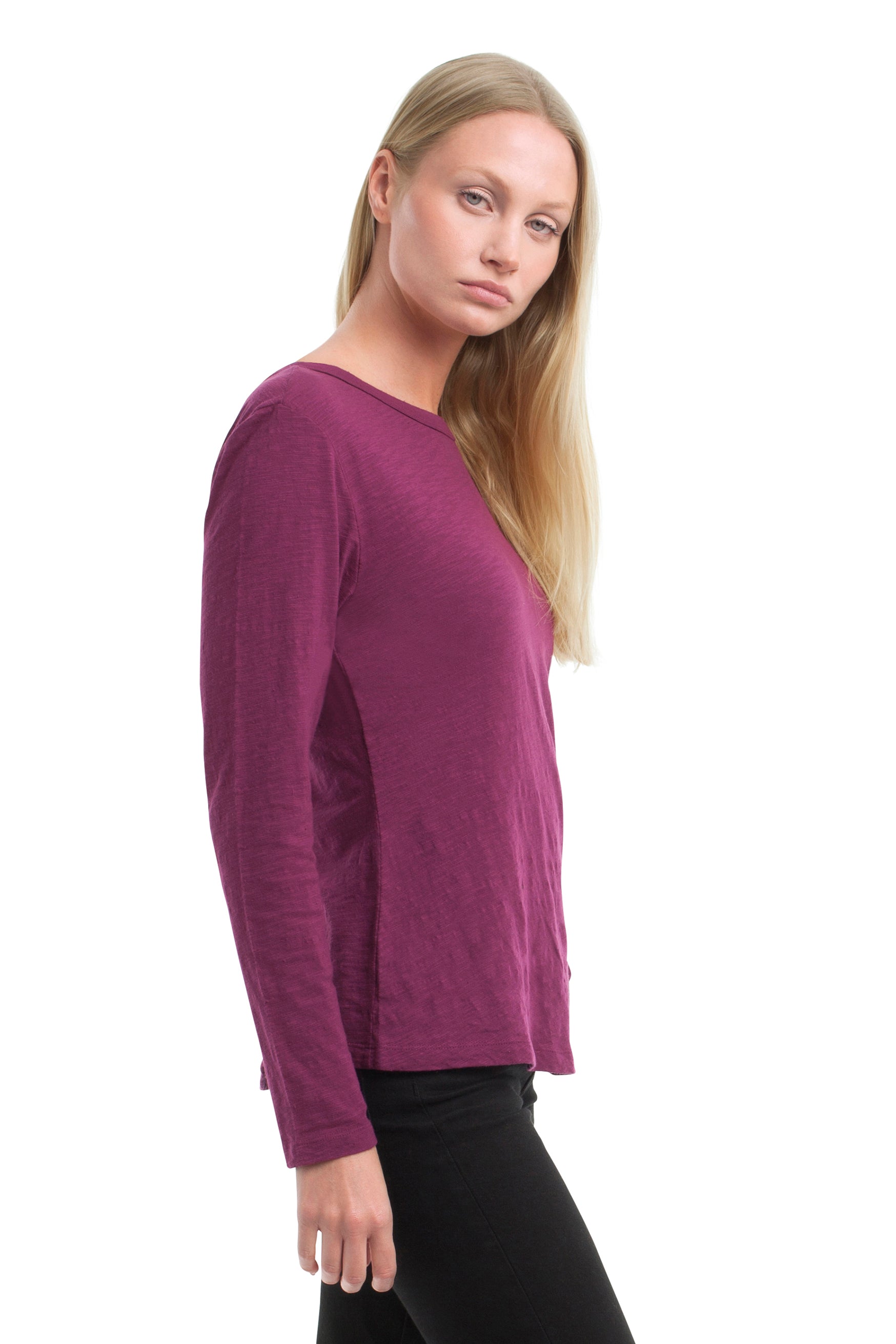 Long Sleeve Ruched Side