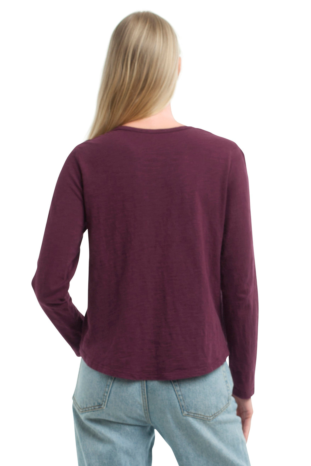 Lace Yoke Henley Tee