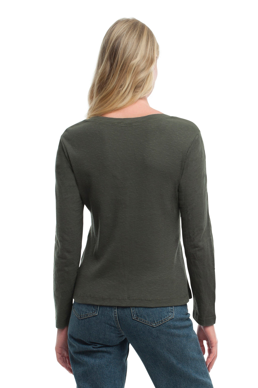 Deep v slim tee