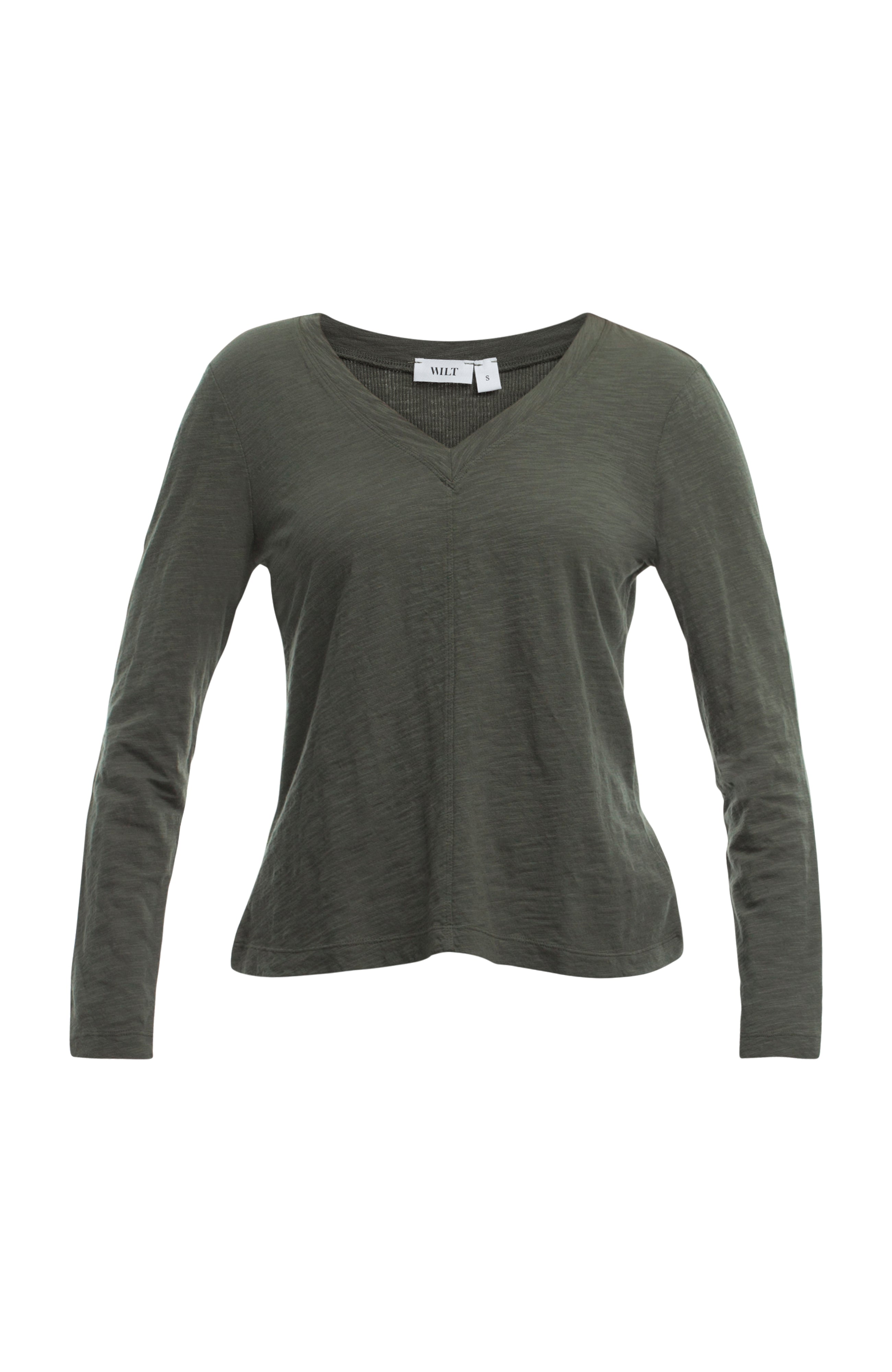 Deep v slim tee