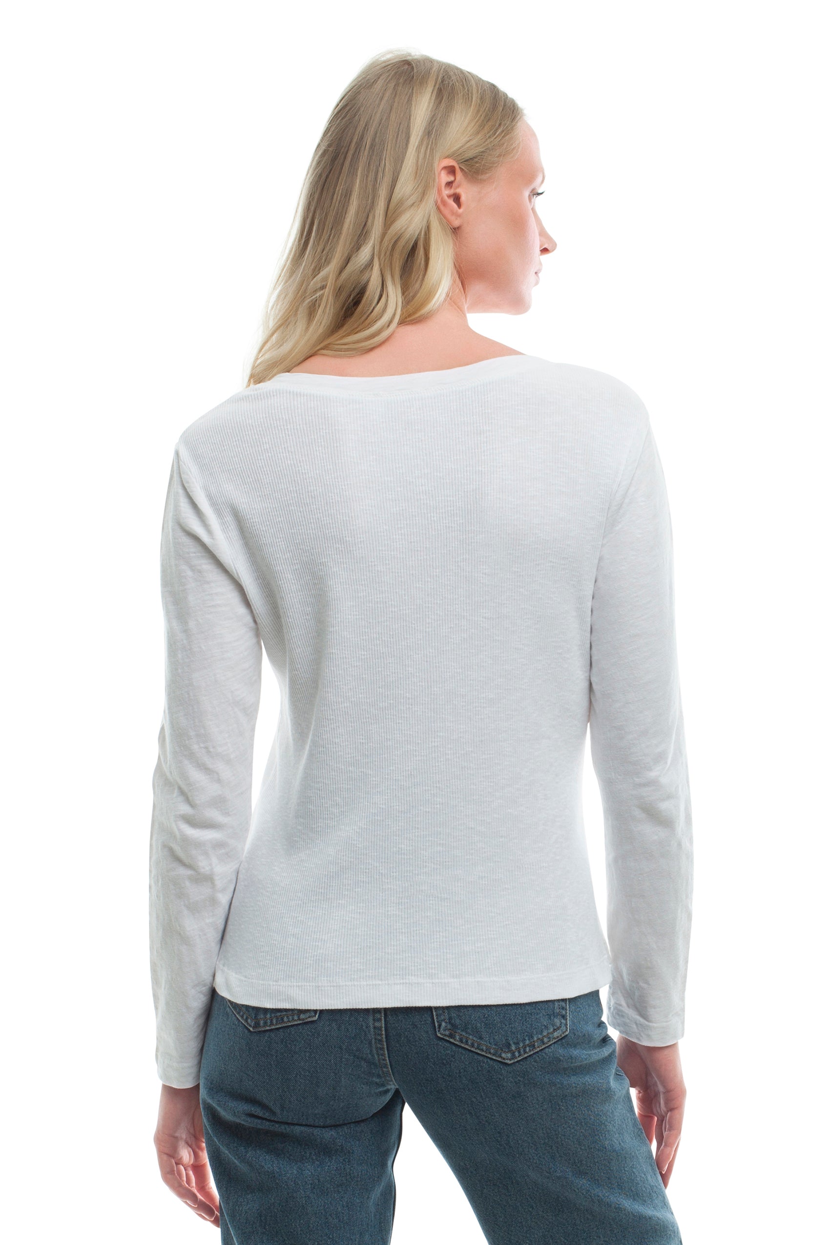 Deep v slim tee