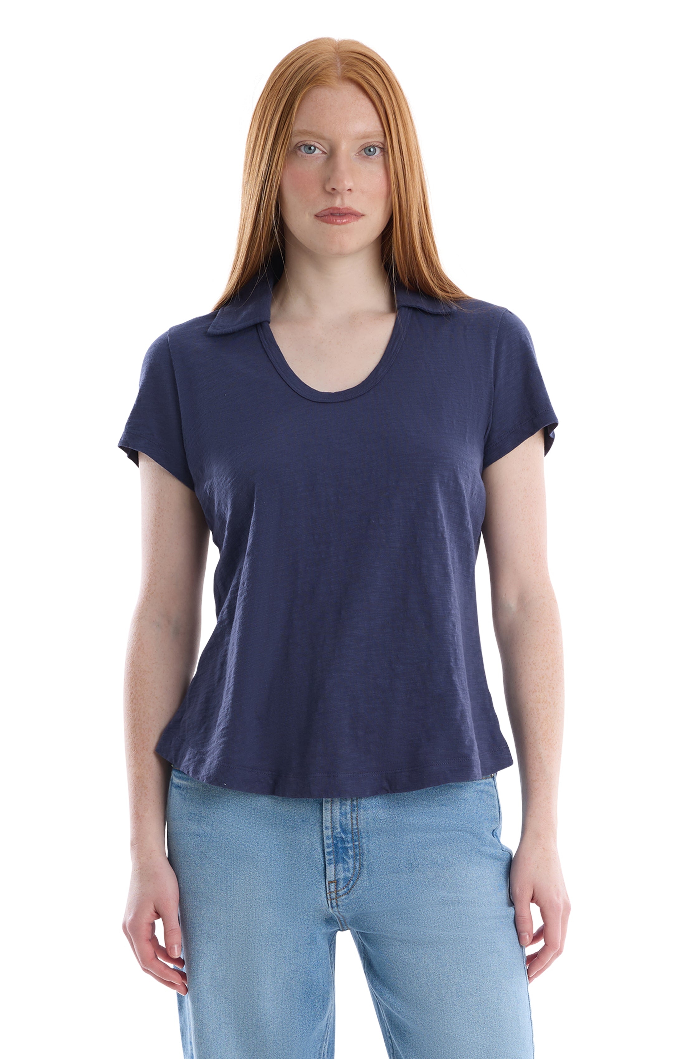 Short sleeve polo tee