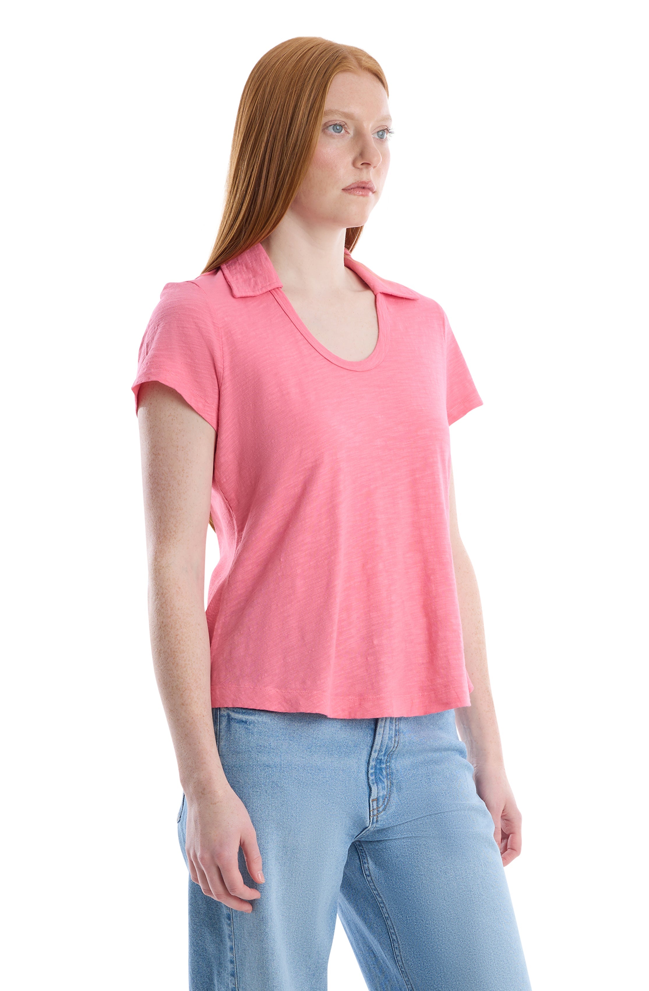 Short sleeve polo tee