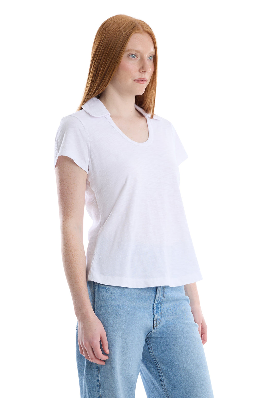 Short sleeve polo tee