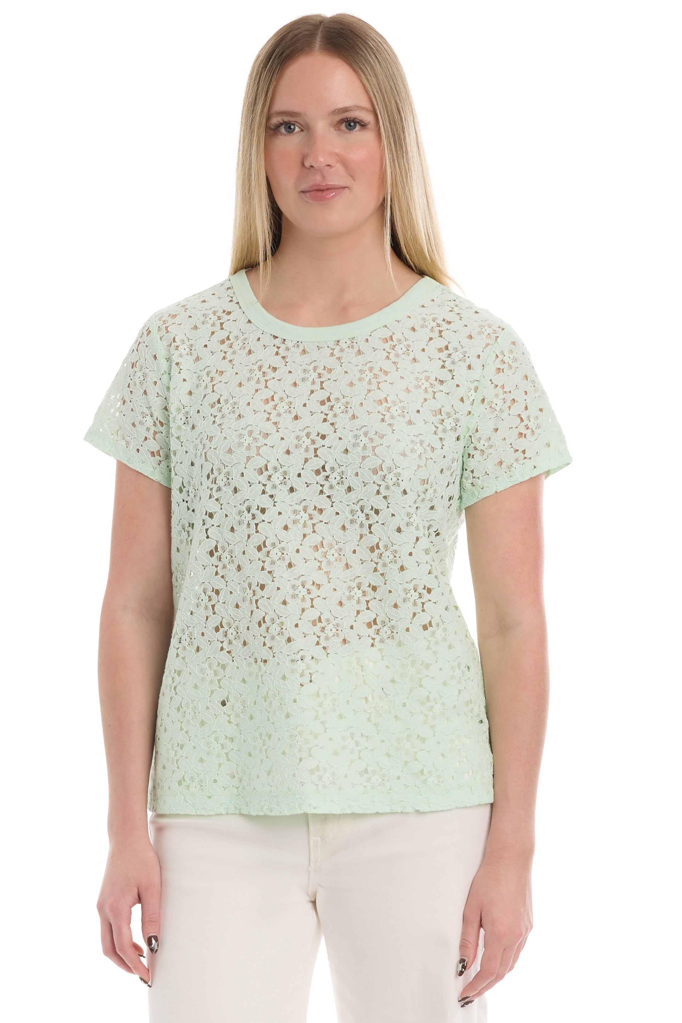 Baby fit lace tee