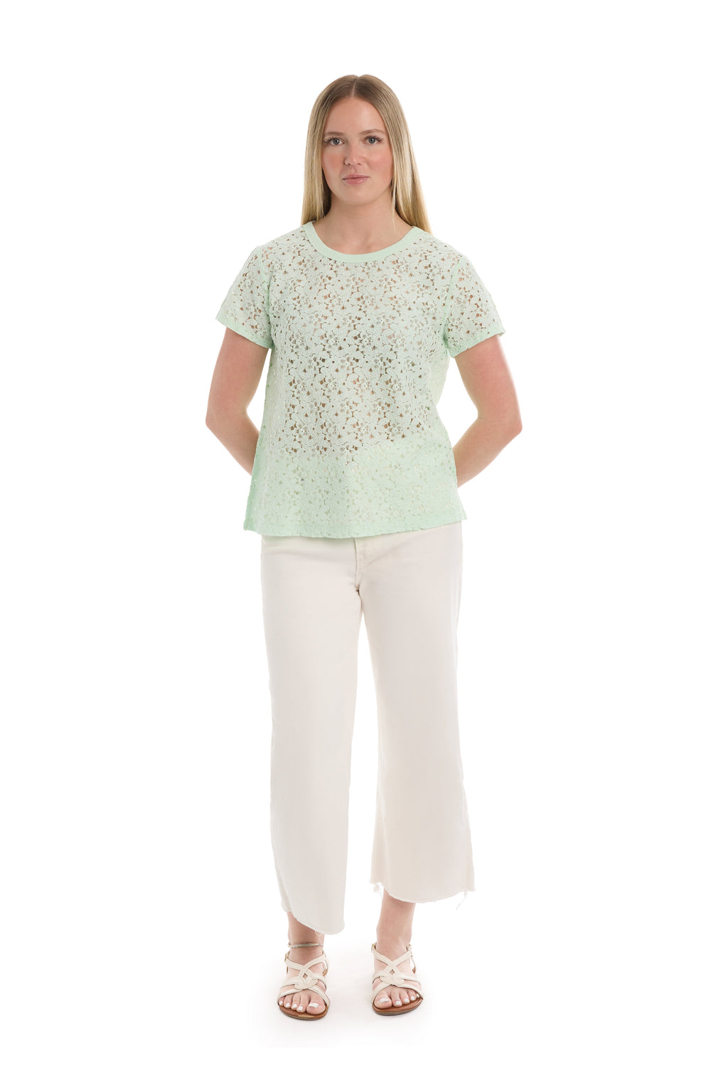 Baby fit lace tee
