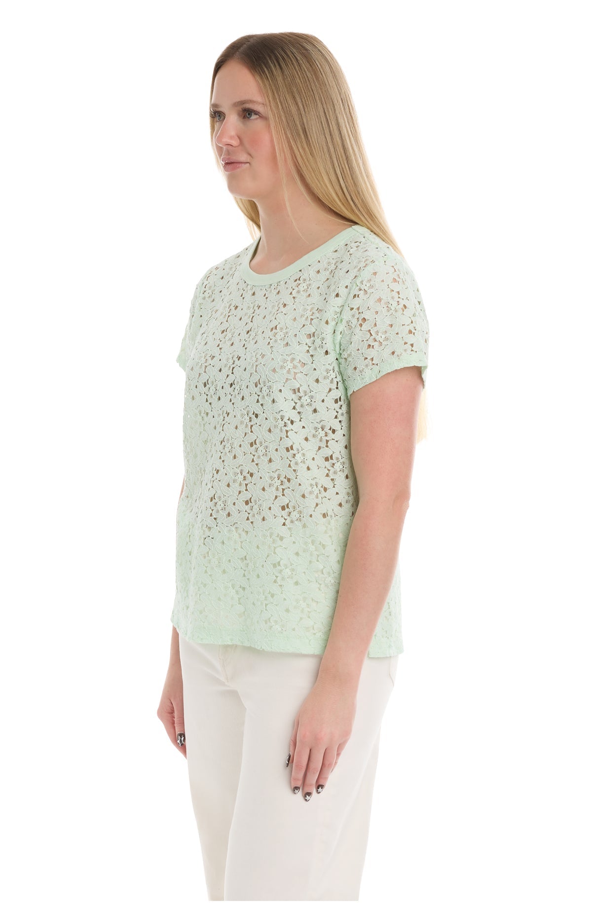 Baby fit lace tee