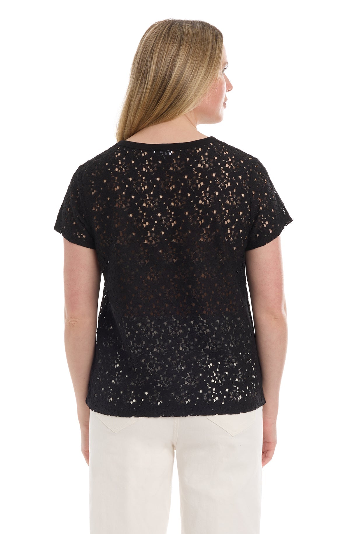 Baby fit lace tee